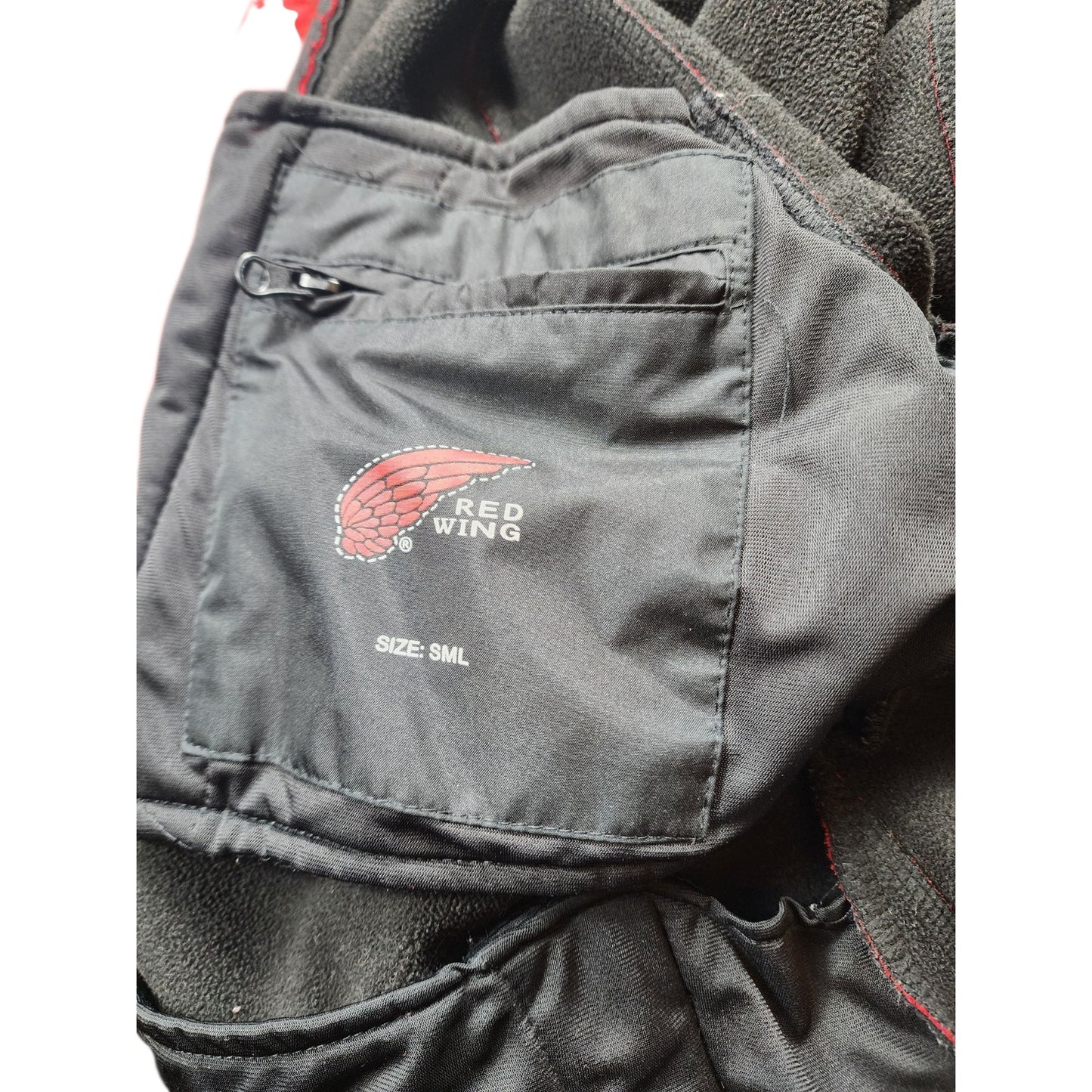Red Wing Soft Shell Jacket Men Small Waterproof Windproof Workwear Fleece Lined