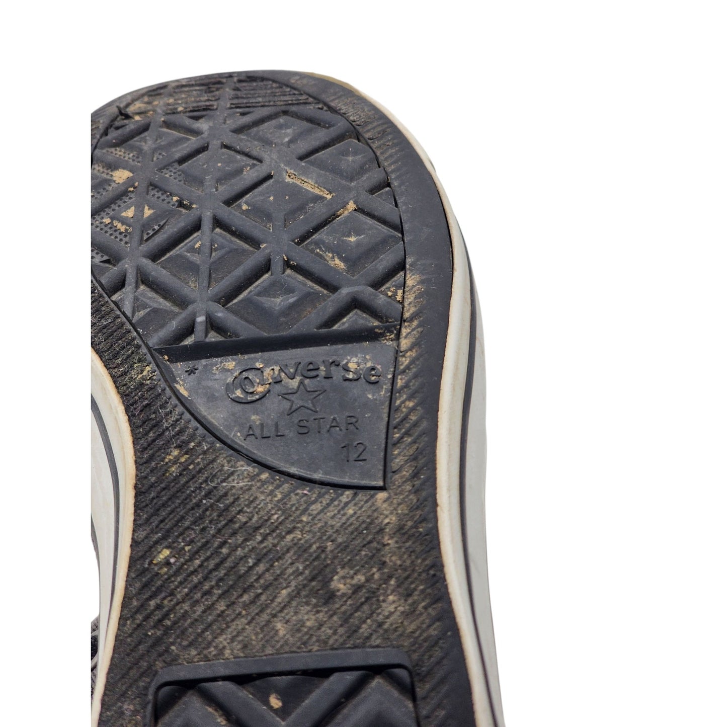 Converse Chuck Taylor Low Top Shoes Mens 12 Womens 14 Gray Grunge Skater 150350F