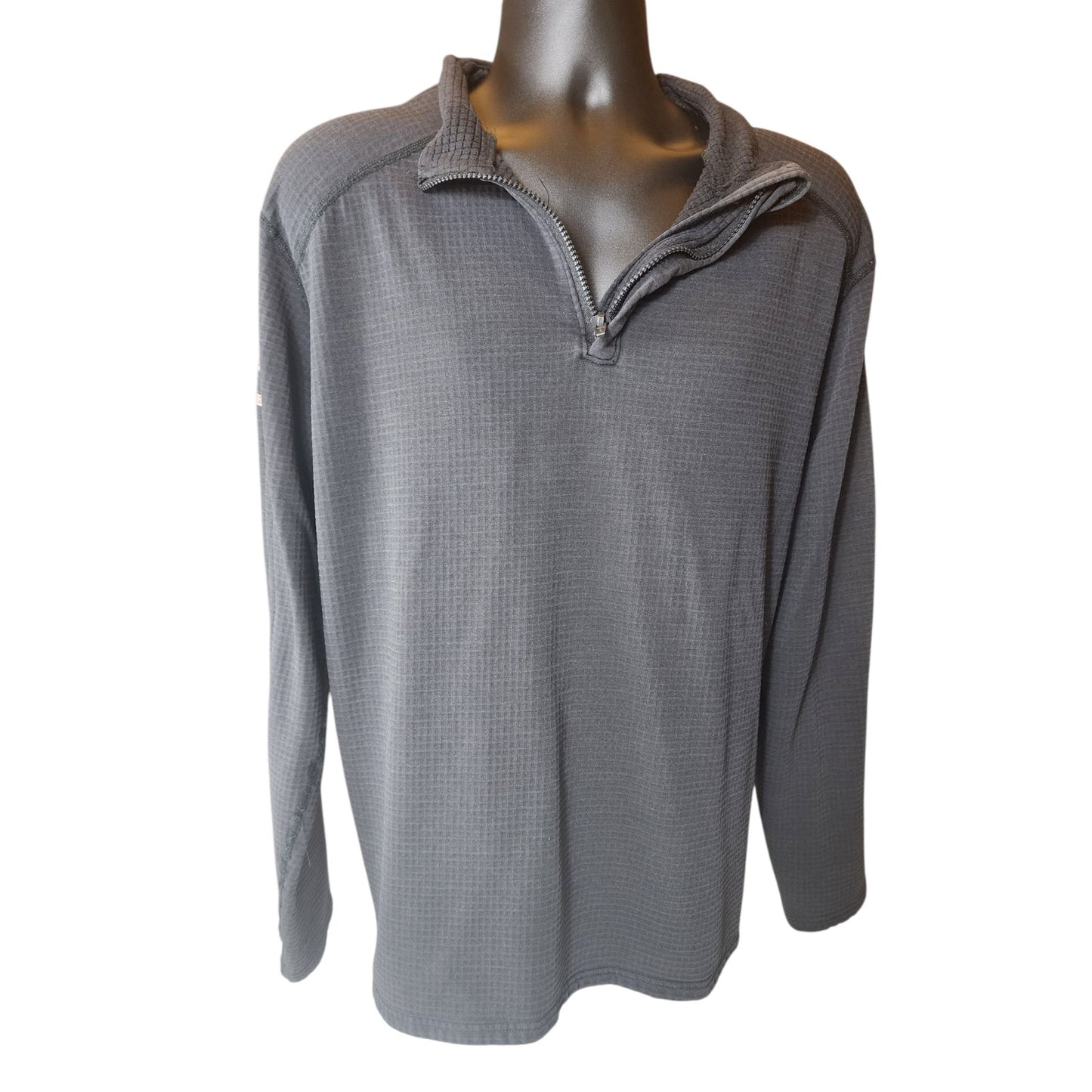 DRIFIRE Polartec Power Grid Fleece Pullover Men XL Flame Resistant USA Made Long