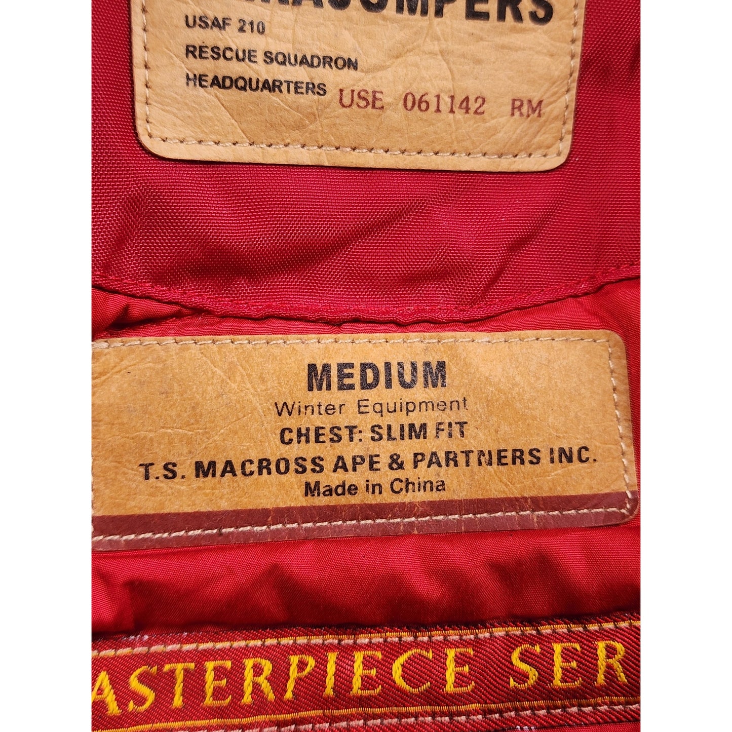 Parajumpers PJS Masterpiece M Jacket Winter USAF 210 Rescue Squadron Gorpcore