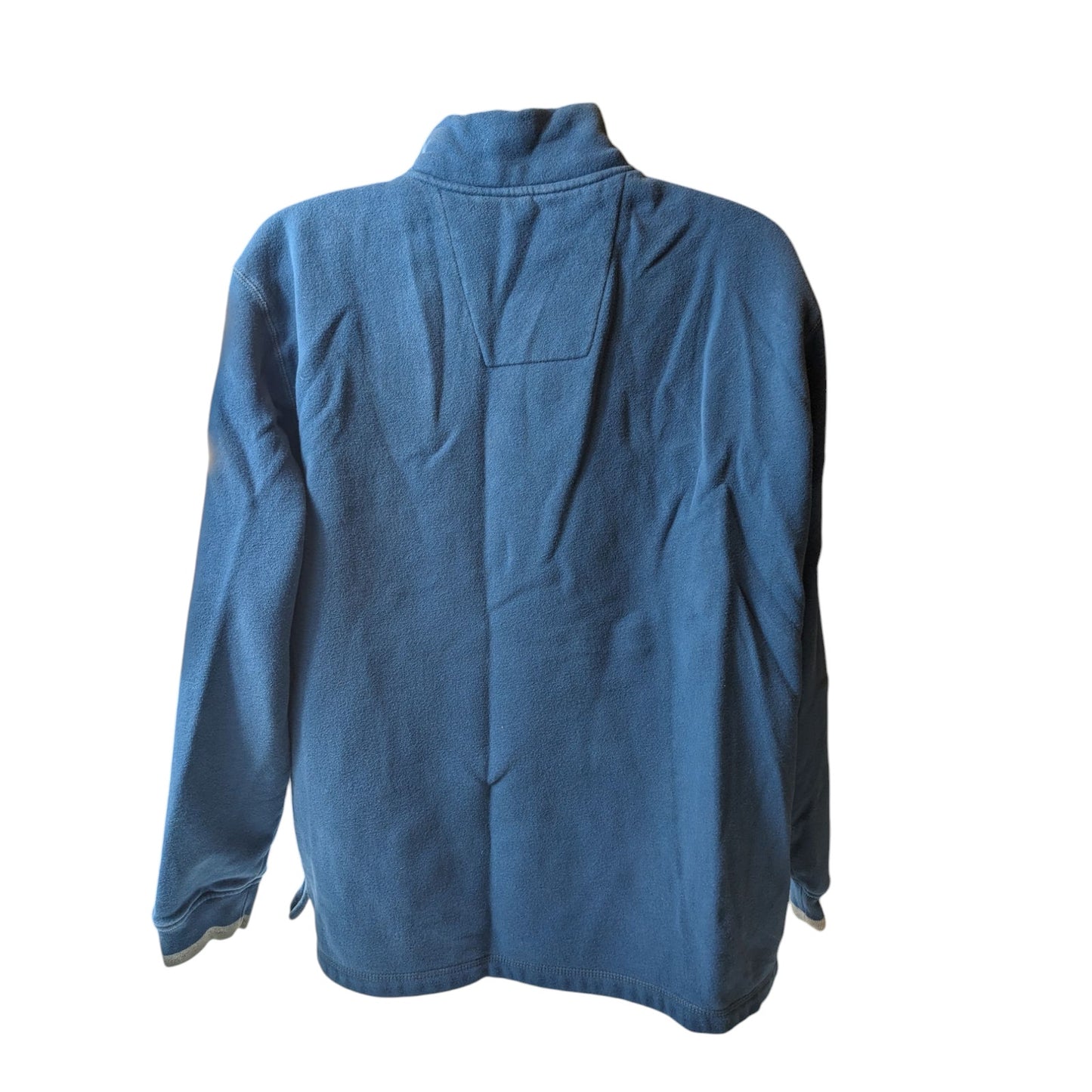 Arrow Sweatshirt Mens Large Blue 1/4 Zip Fleece Pullover Cozy Layer