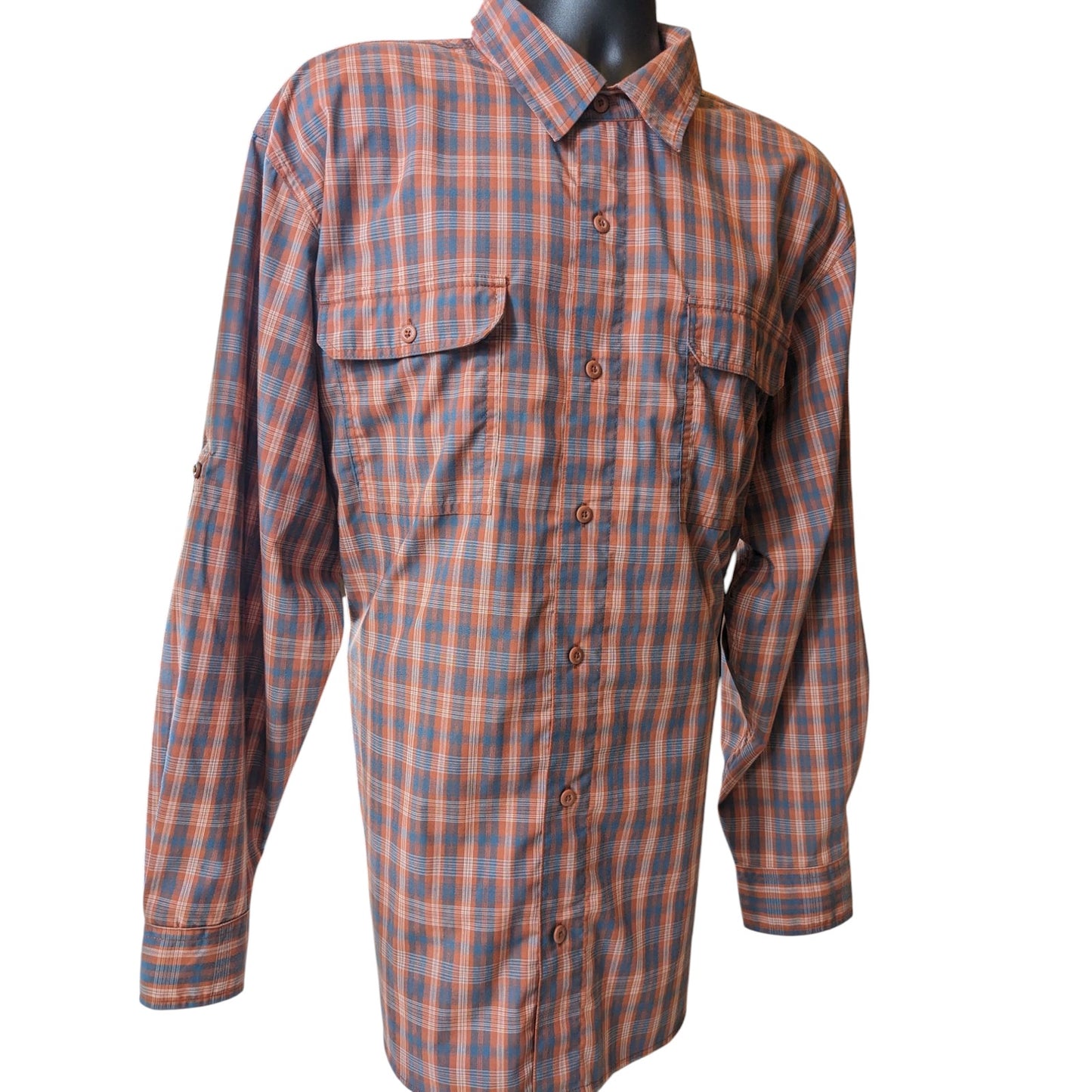 Redhead Shirt Mens 2XL Plaid Long Sleeve Button Up Hiking Outdoor Top Hunting