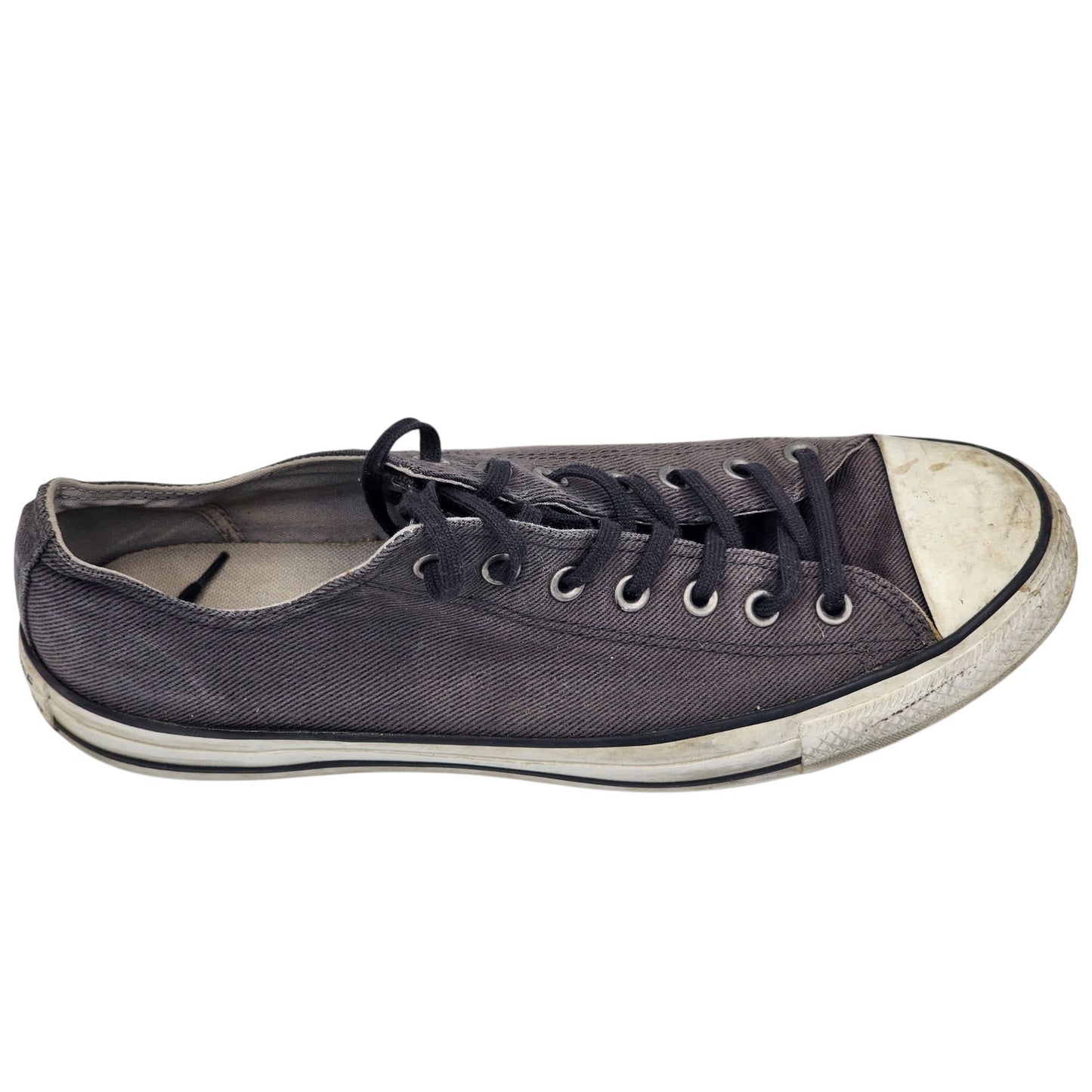 Converse Chuck Taylor Low Top Shoes Mens 12 Womens 14 Gray Grunge Skater 150350F