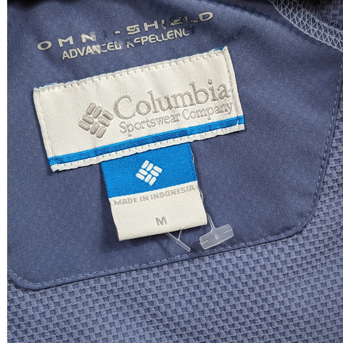 Columbia Jacket Women Medium Softshell Omni Shield Zip Hiking Running Activewear