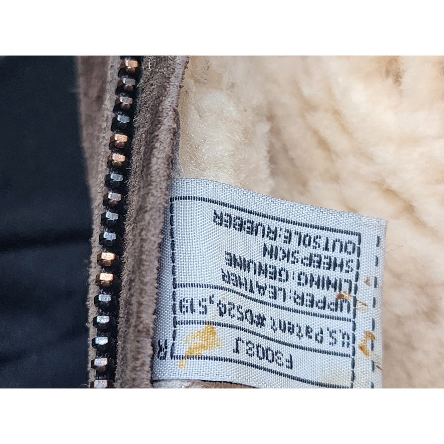 UGG Winter Cargo Boots Womens 7 Suede Shearling Tall Buckle Zip Hiking 5132