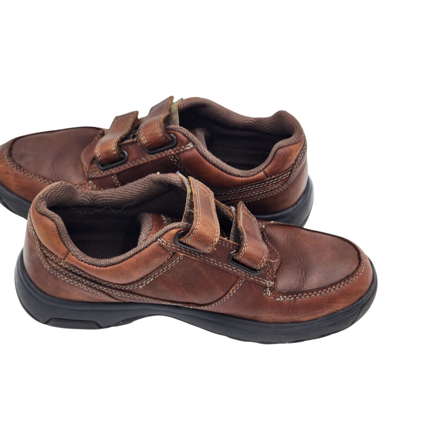 Dunham Shoes Men 8 Leather Slip Resistant Strap Comfort Winslow Hook Loop 8009SB