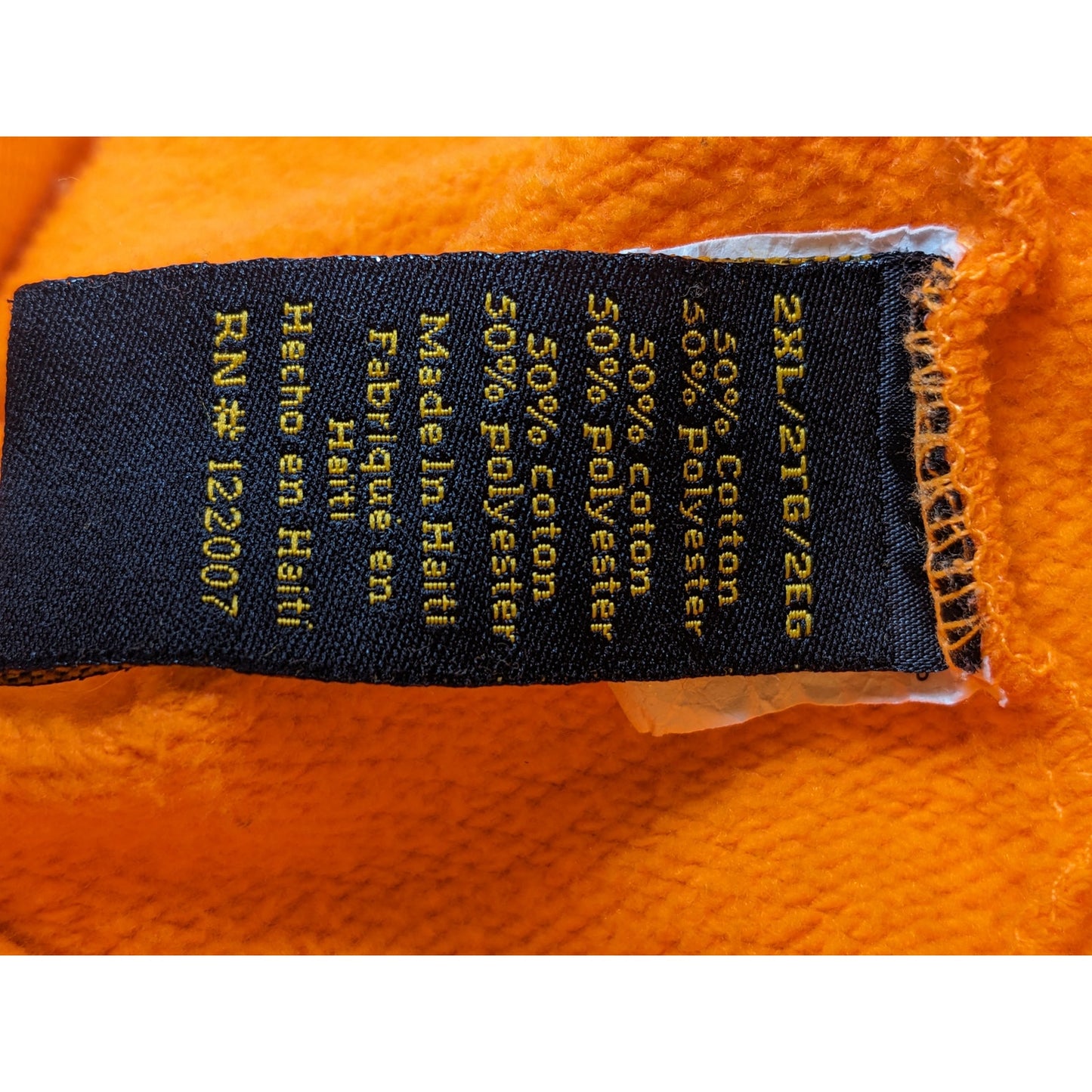 Browning Orange Hoodie Mens 2XL Hunting Sweatshirt Pullover Hiking Kangaroo