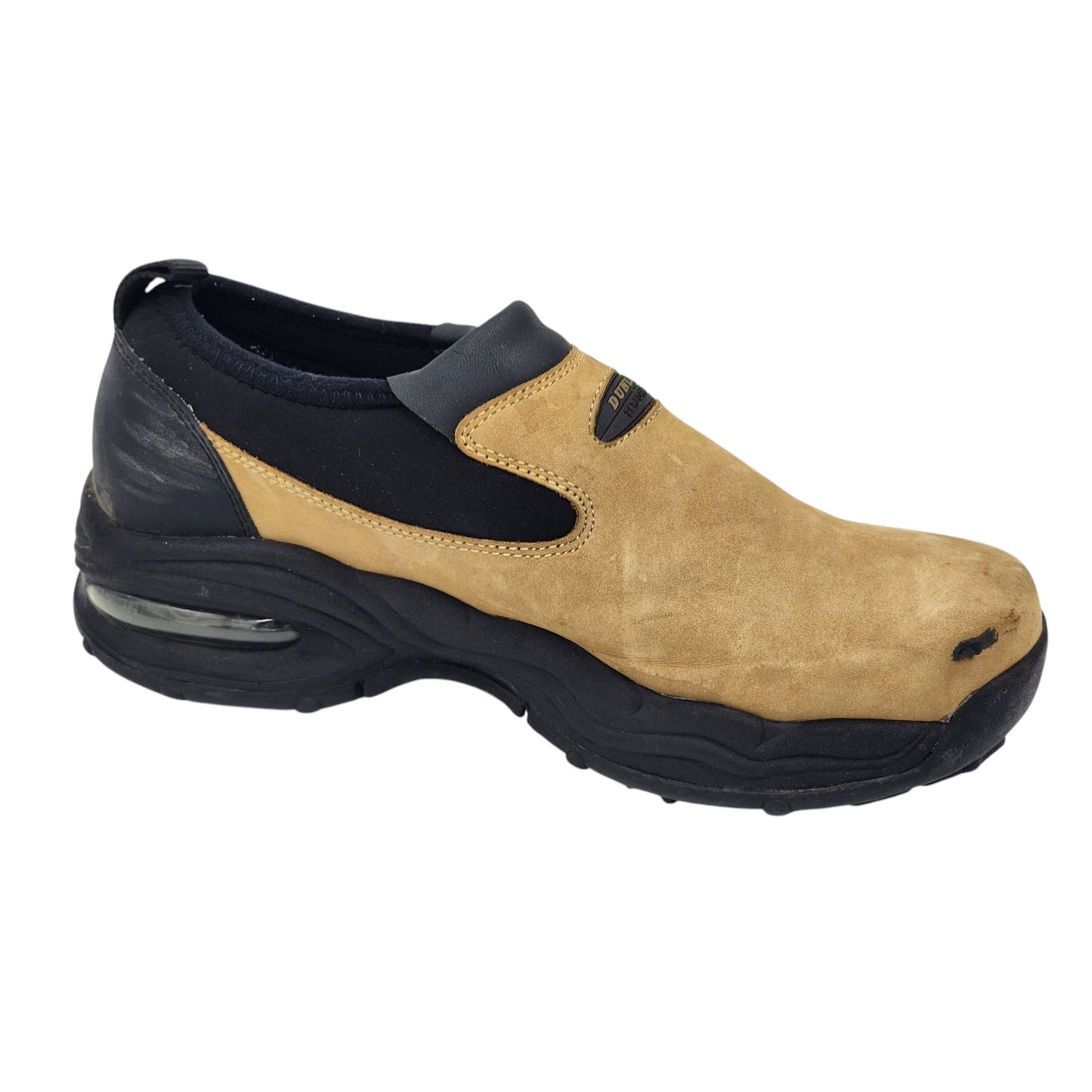 Dunlop Golf Shoes Mens 9 Slip On Dry 10 Brown Black Spiked Sole Performance