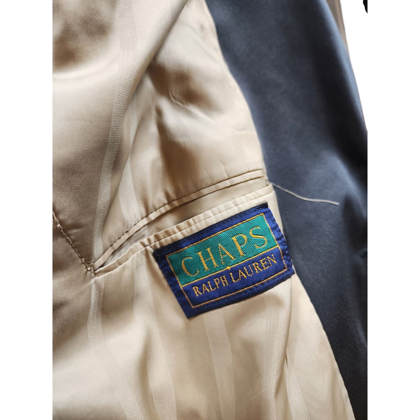 Chaps Ralph Lauren Mens 56R Tuxedo Blazer Jacket 3 Button Formal Dinner USA Made