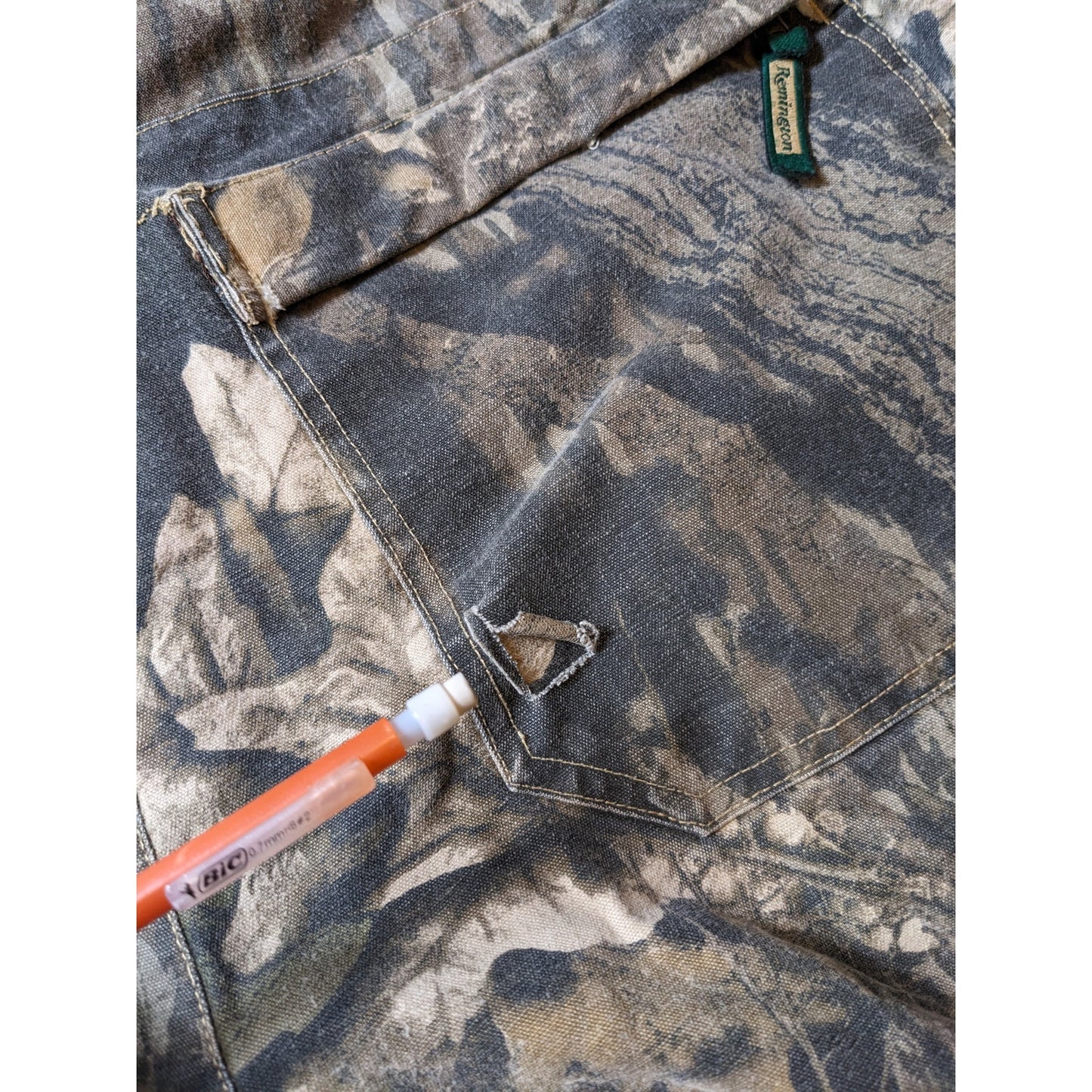 Remington Camo Insulated Overalls Men Large Mossy Oak Tree Hunting Snow Bibs