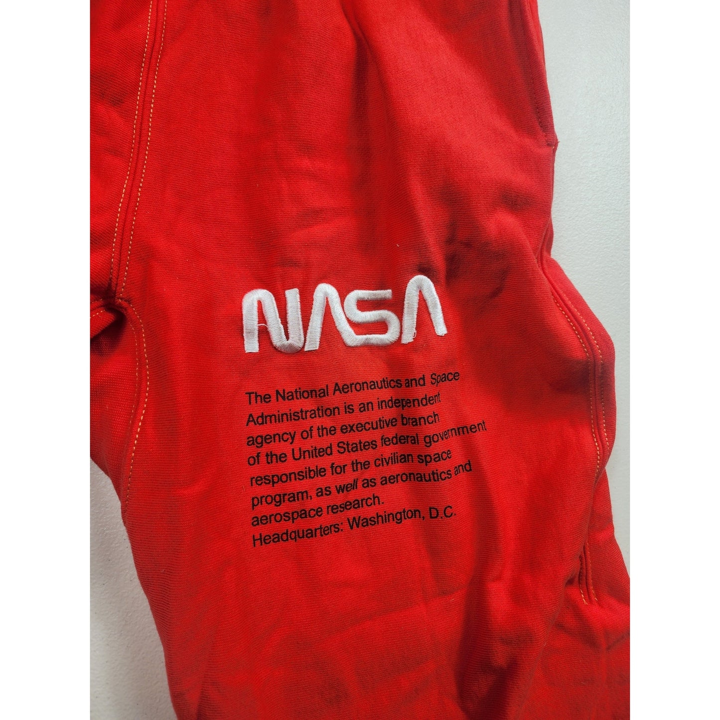 Heron Preston NASA Sweatpants Men Large Joggers USA Flag Space Streetwear Flight