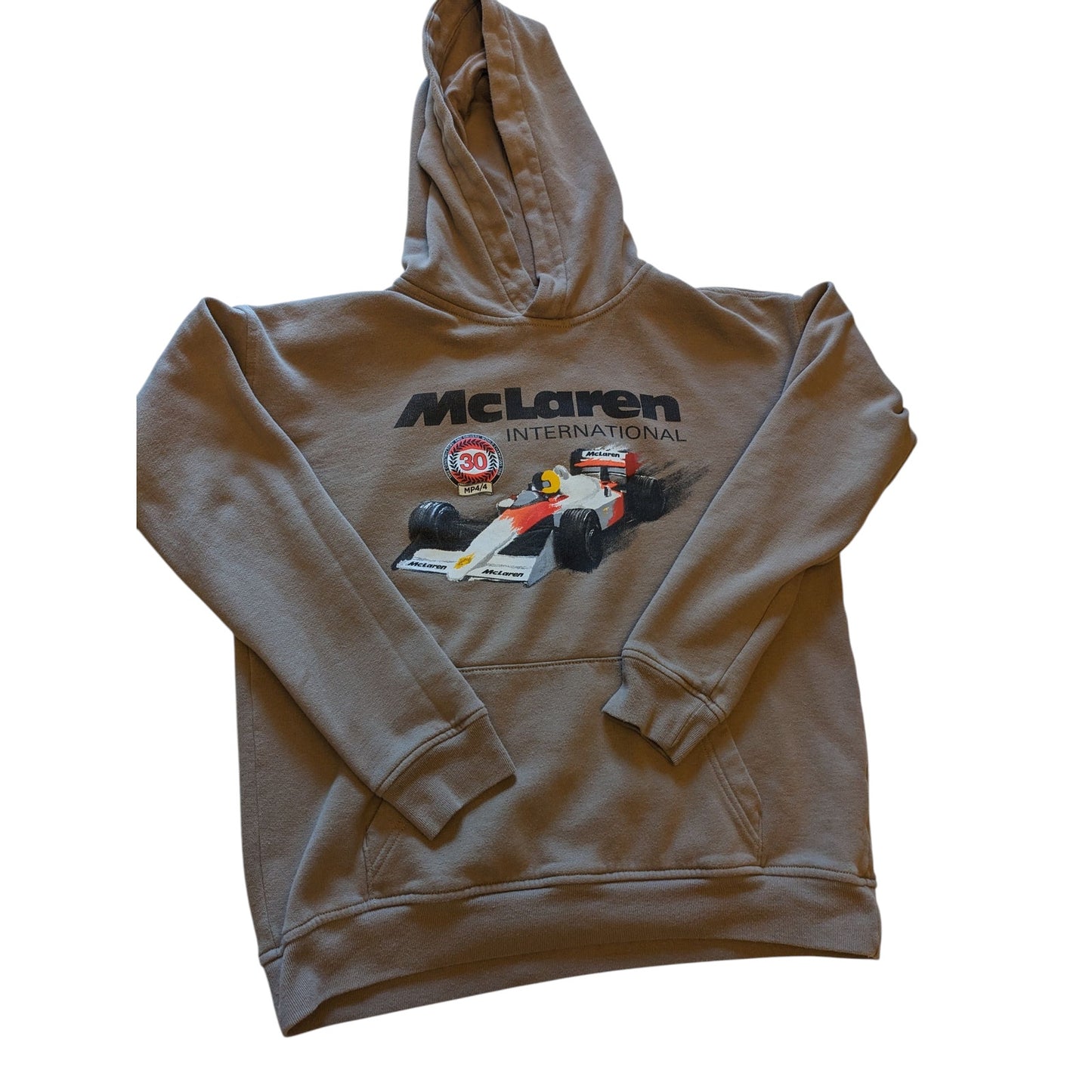McLaren International Hoodie Mens Small Womens Medium Racing Car F1 Sweatshirt
