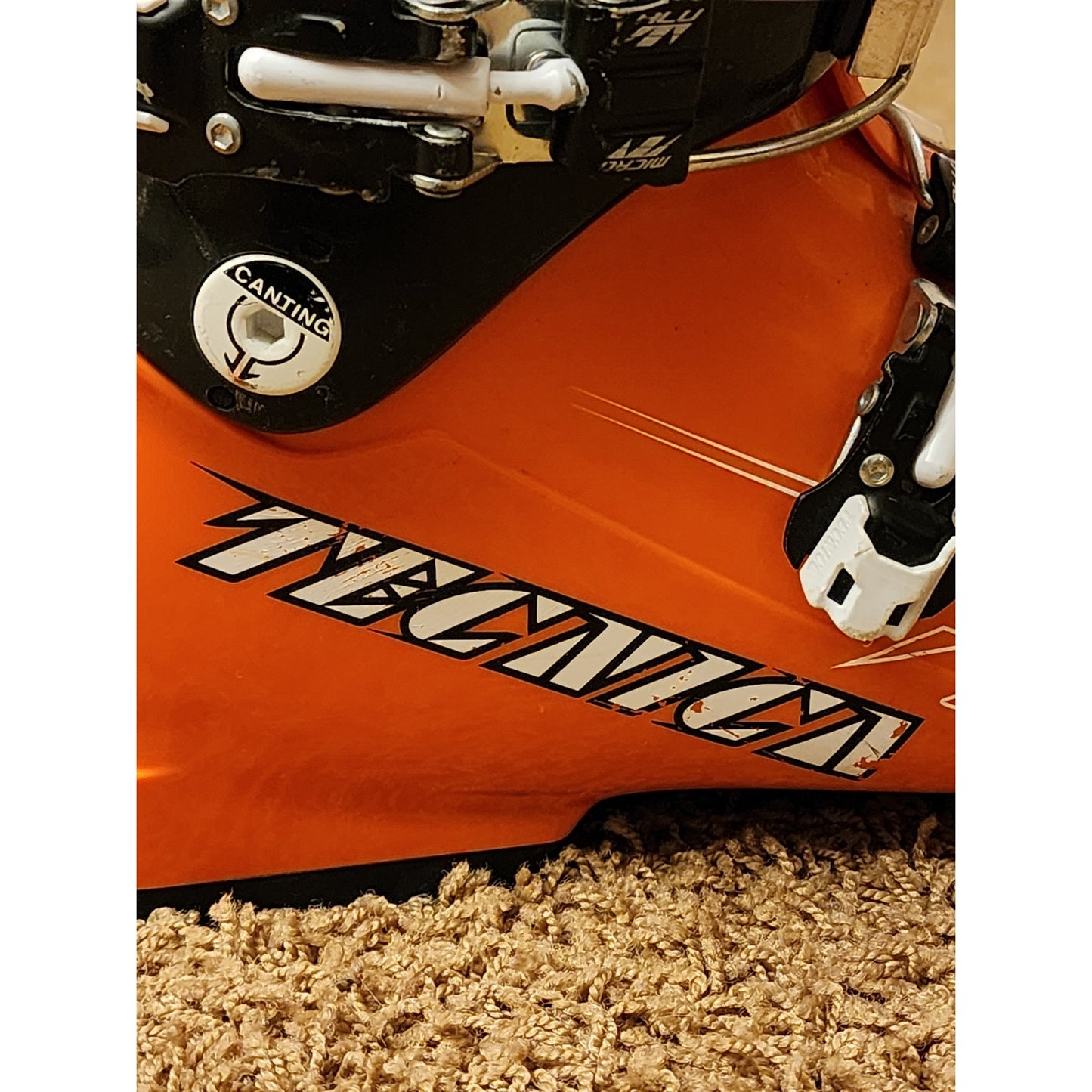 Tecnica Race Pro 70 Ski Boots Orange 278mm 230-235 Winter Sport Snow