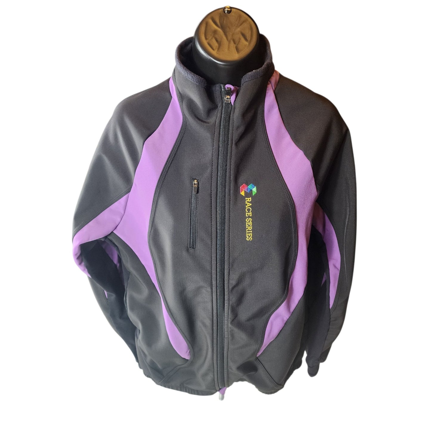 Team Ortho Jacket Womens Large Race Softshell Running Windbreaker Marathon