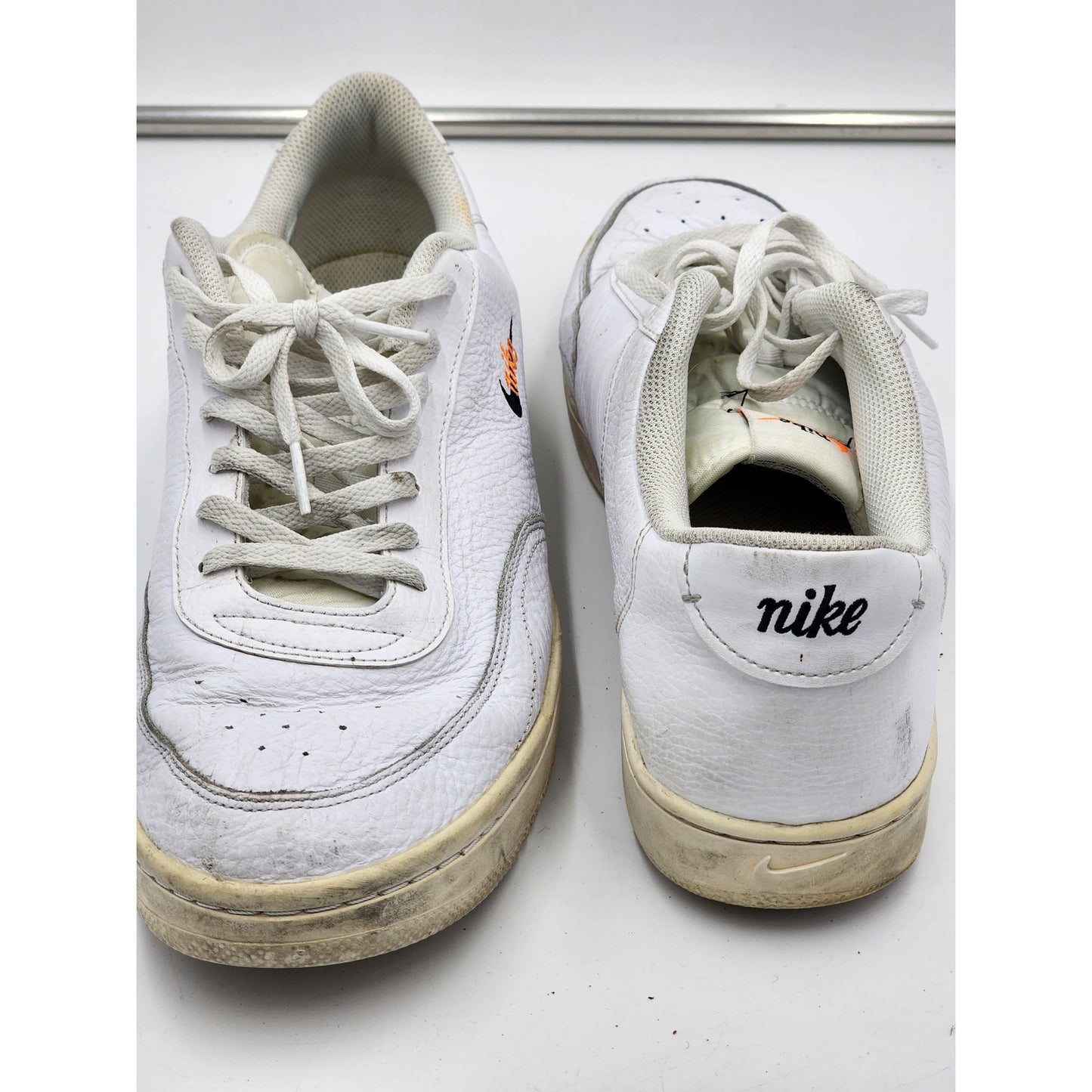 Nike Court Vintage Premium Shoes Men 13 White Leather Tennis Sneakers CT1726-100