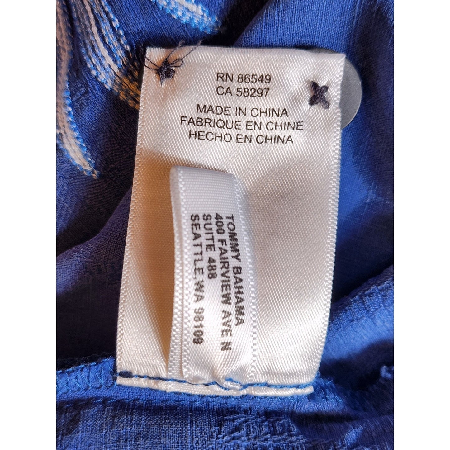 Tommy Bahama Silk Camp Shirt Large Palm Frond Aloha Top Island Vacation Hawaiian