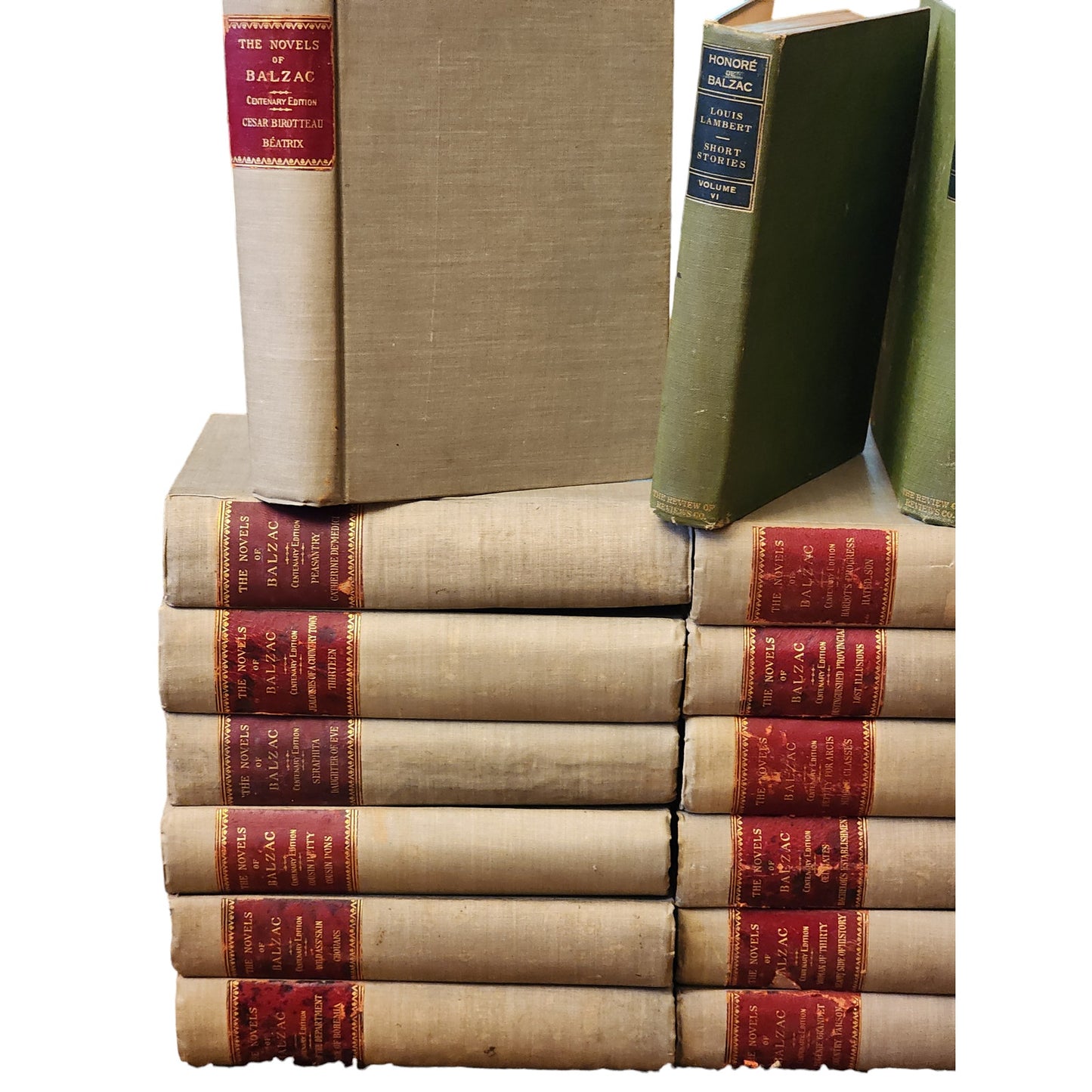 Novels of Balzac Centenary Edition 15 Vol Set Library Antiquarian Antique 1899