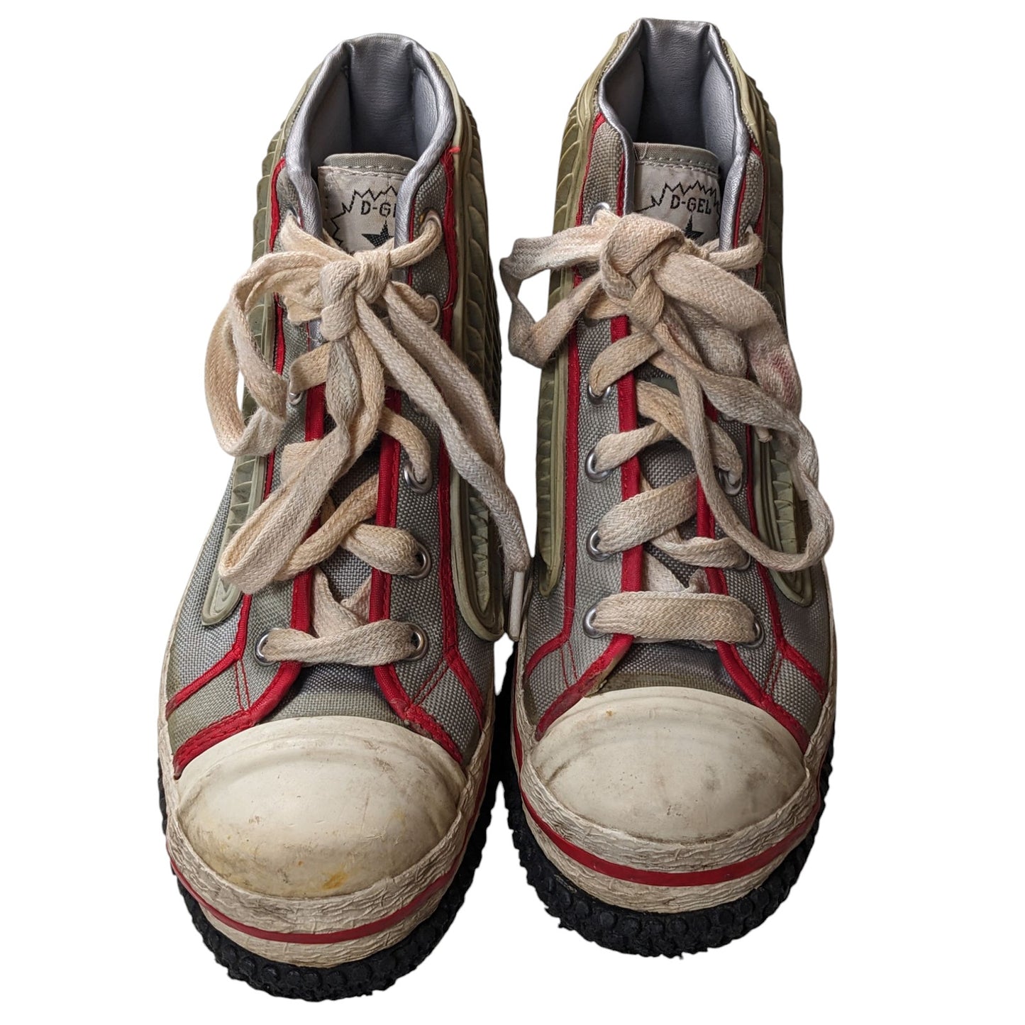 D-Gel Broomball High Top Shoes Unisex EU 37 Mens US 5 Womens 7 Sneakers Vintage
