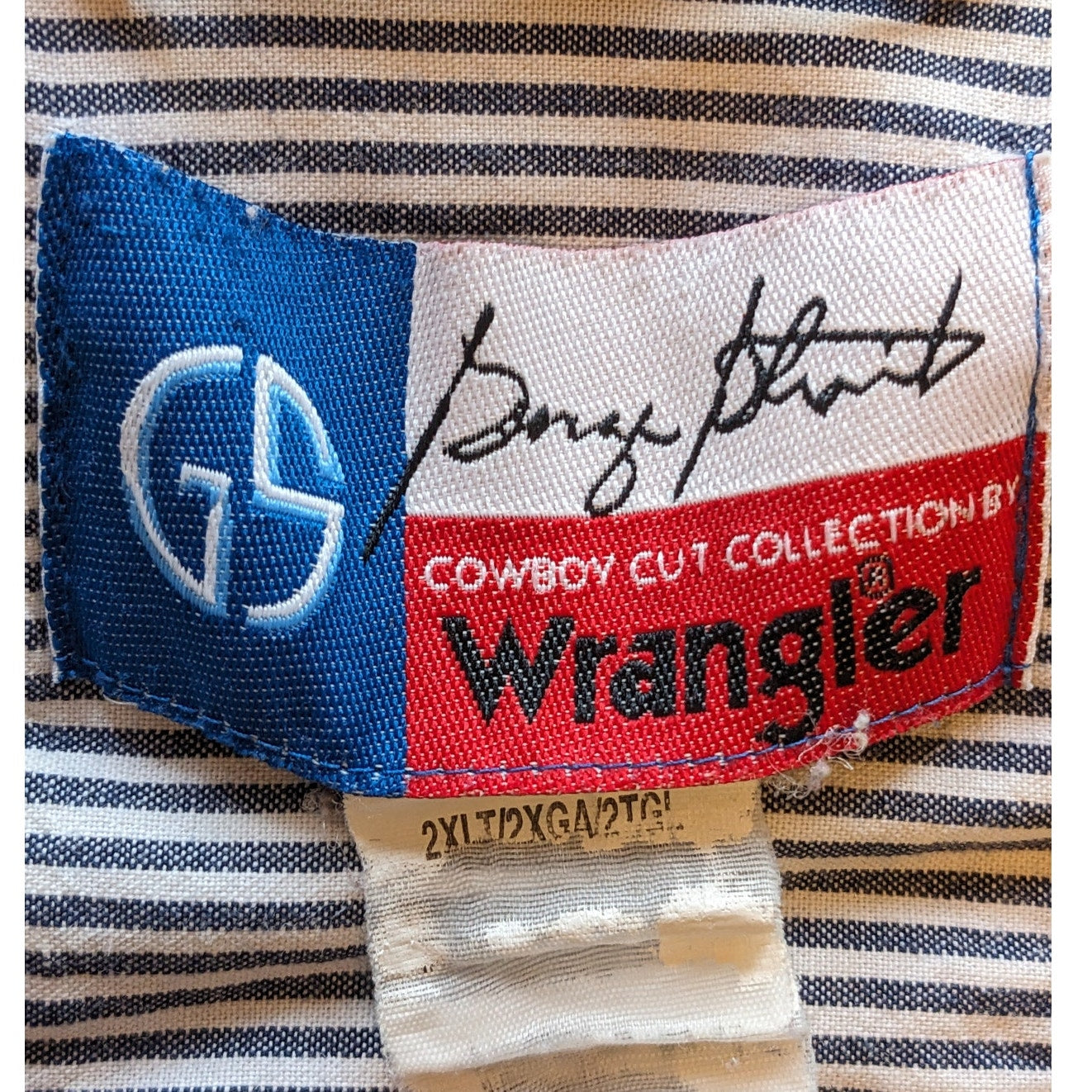 Wrangler Cowboy Cut Shirt Men 2XL ShortSleeve Plaid Western Button George Strait