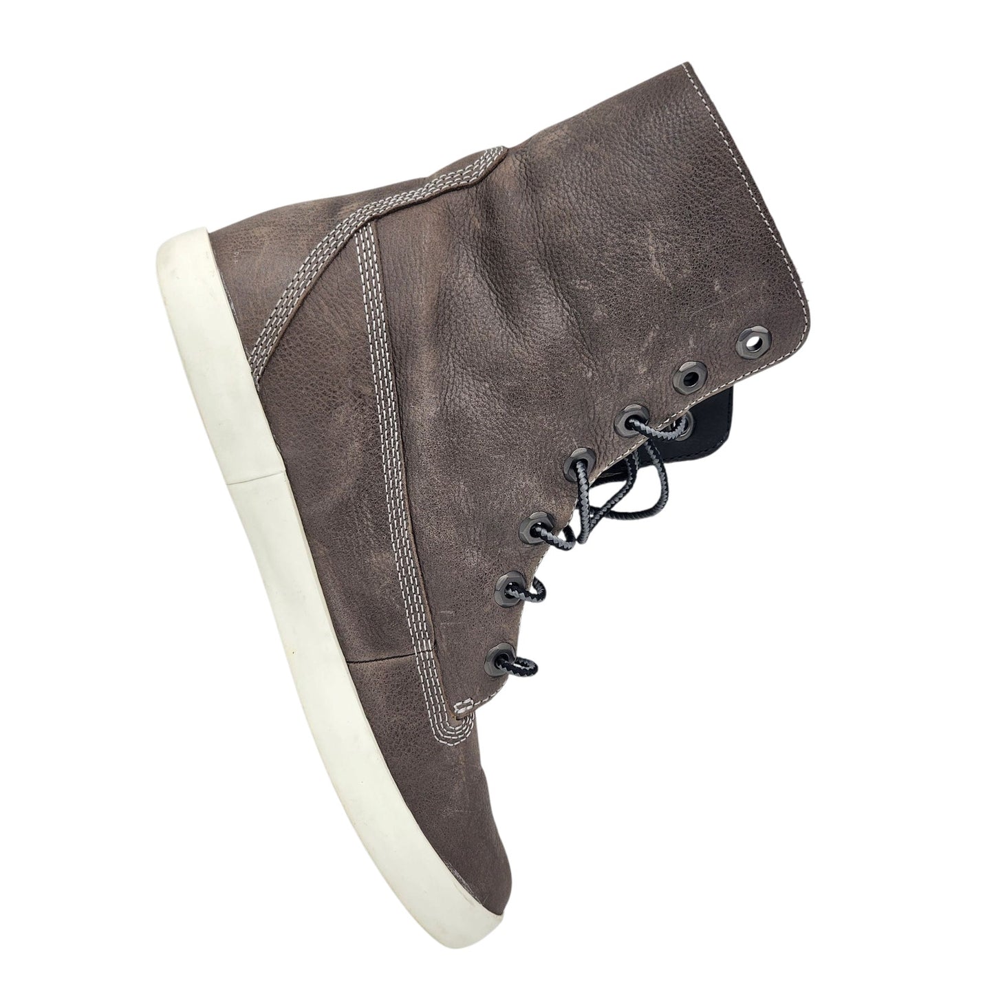 Timberland Boots Womens 8 Glastenbury Lace Up Waterproof Eco Green Rubber A149A