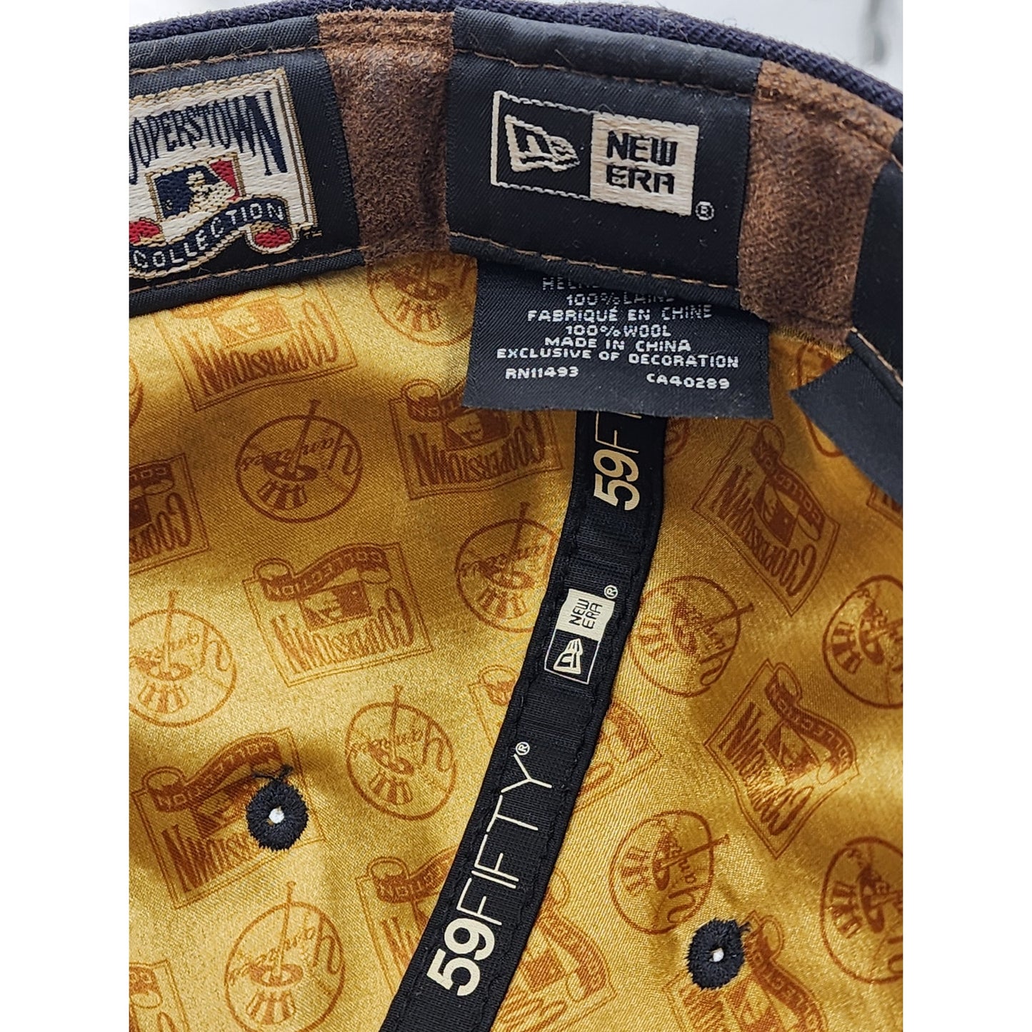 New Era New York Yankees Cooperstown 1946-1980 Baseball Hat Size 8 59Fifty