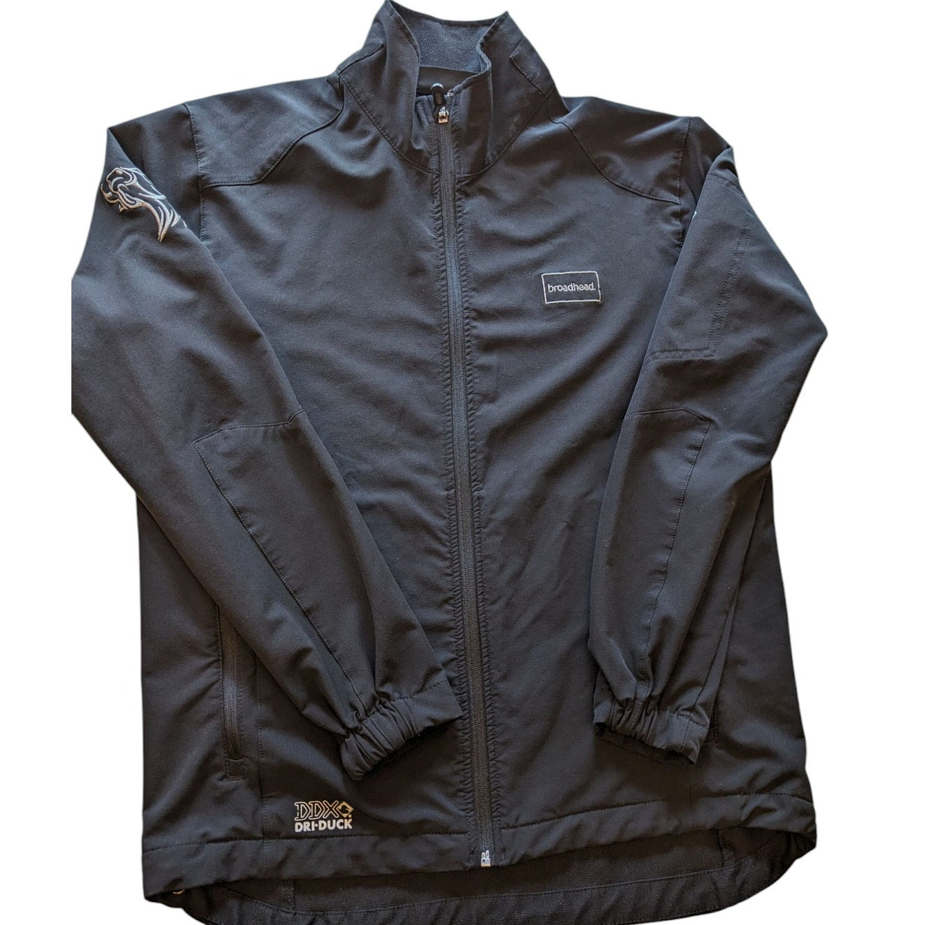 DRI DUCK Jacket Women Medium Soft Shell Windbreaker Zip Outdoor Hiking Broadhead