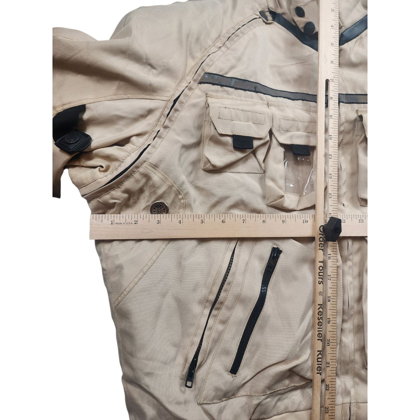 Dainese Motorcycle Jacket 50 USA 4O Large D-Tec Equipment Armor Touring Liner