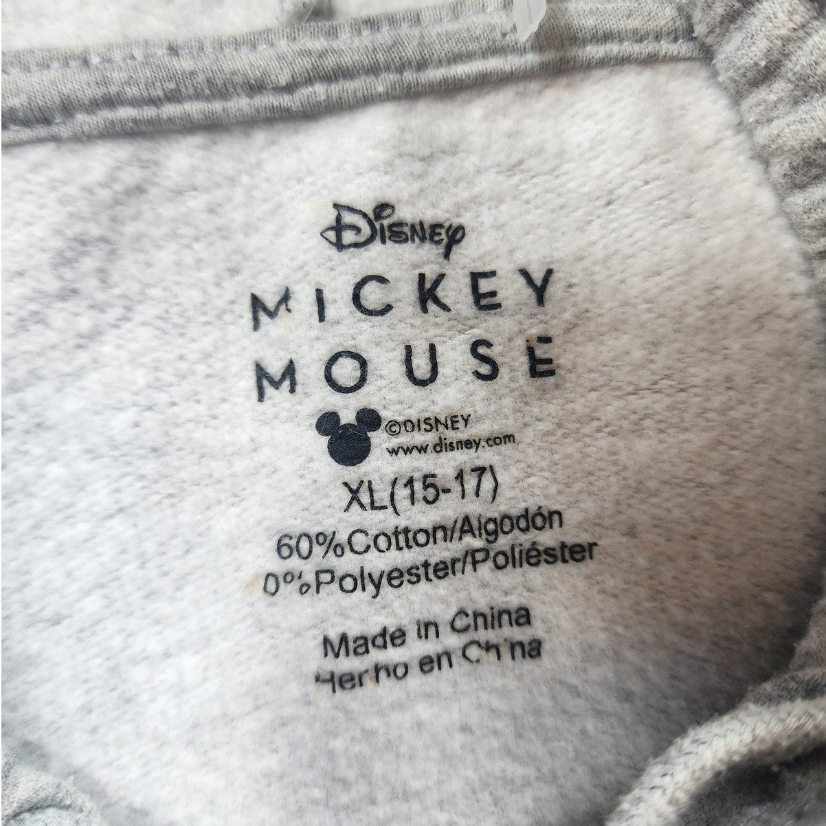Disney Mickey Hoodie Youth XL Men S Women M Sweatshirt Minnie Donald Goofy Pluto