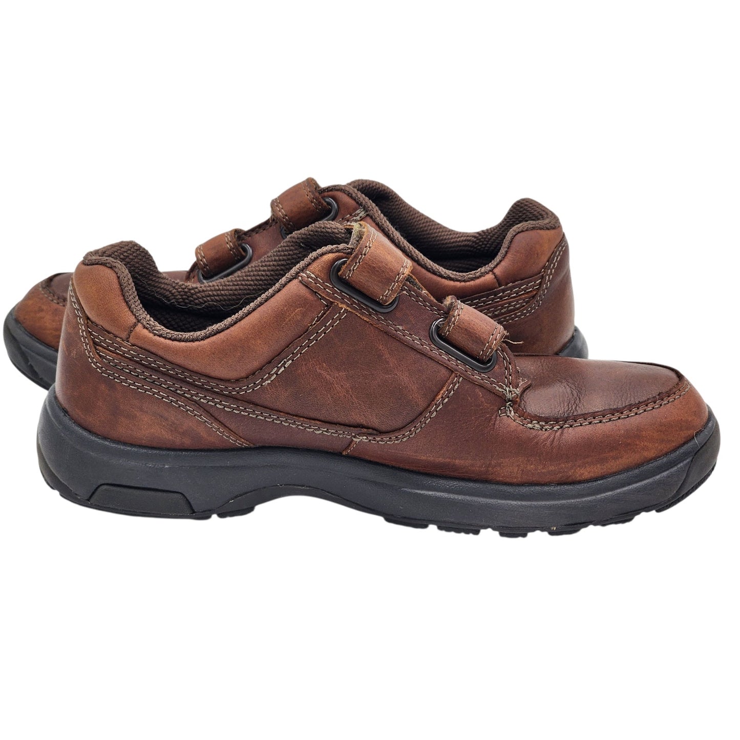 Dunham Shoes Men 8 Leather Slip Resistant Strap Comfort Winslow Hook Loop 8009SB