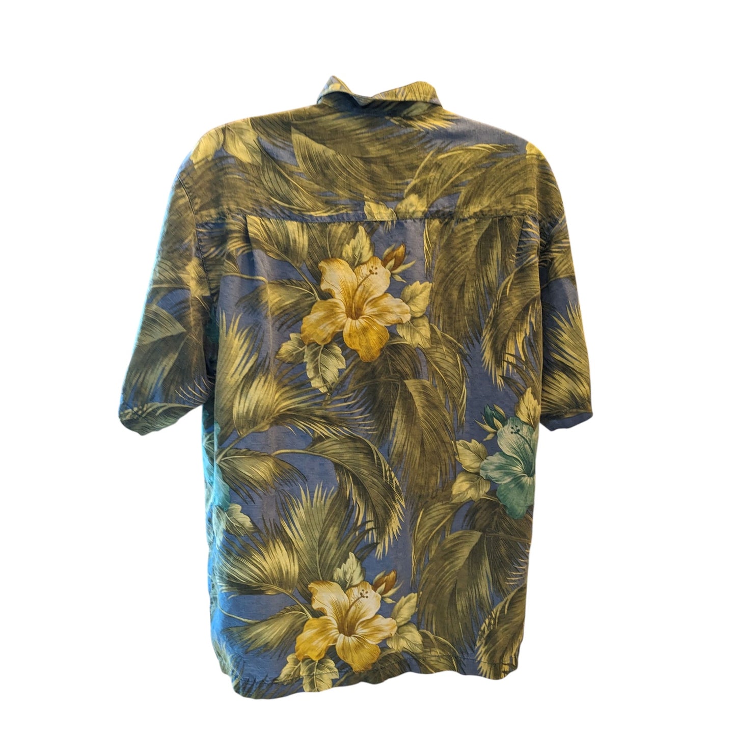 Tommy Bahama Silk Hawaiian Shirt Men XL Tropical Button Short Sleeve Luau Beach