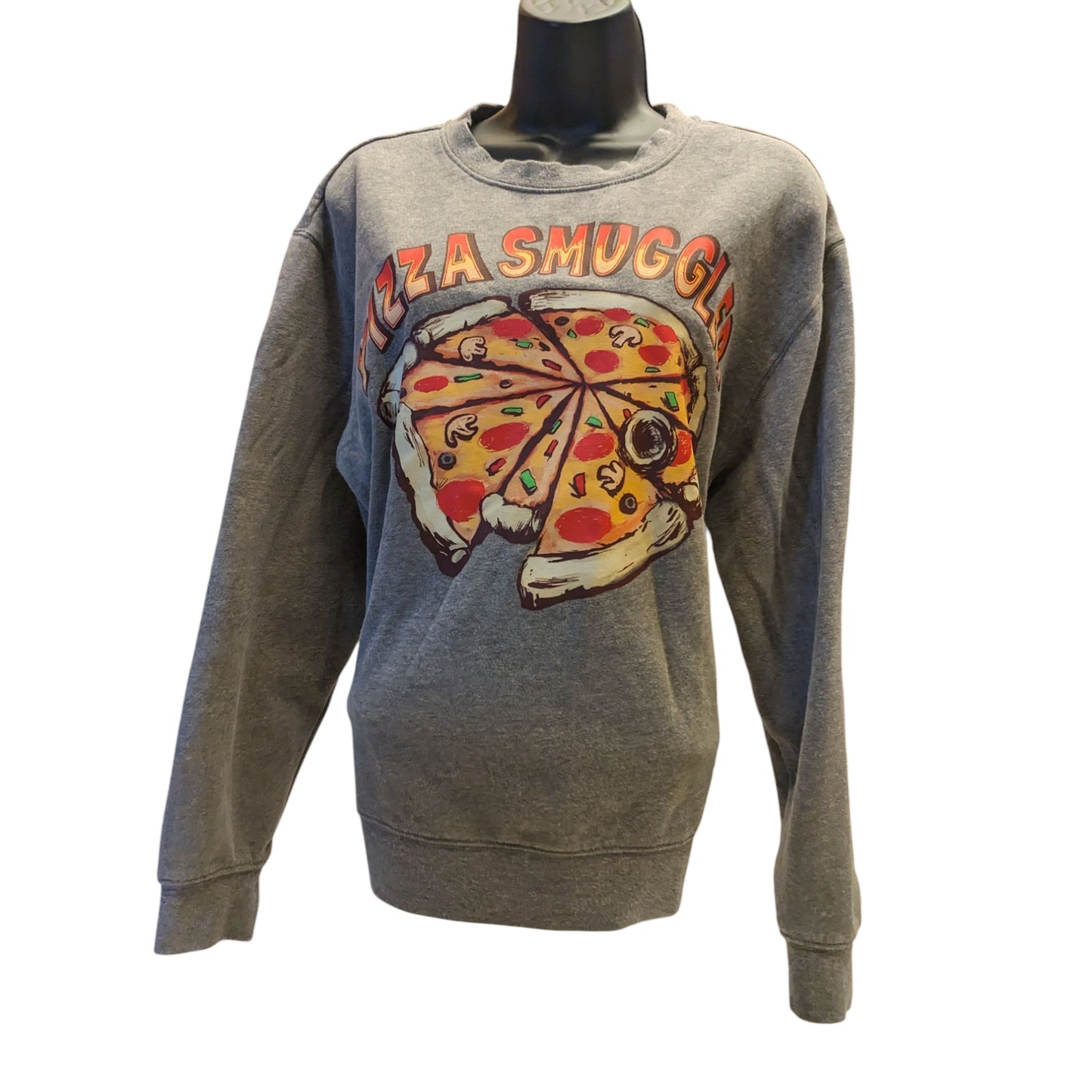 Star Wars Pizza Smuggler Sweatshirt Adult Large Geek Nerd Millennium Falcon