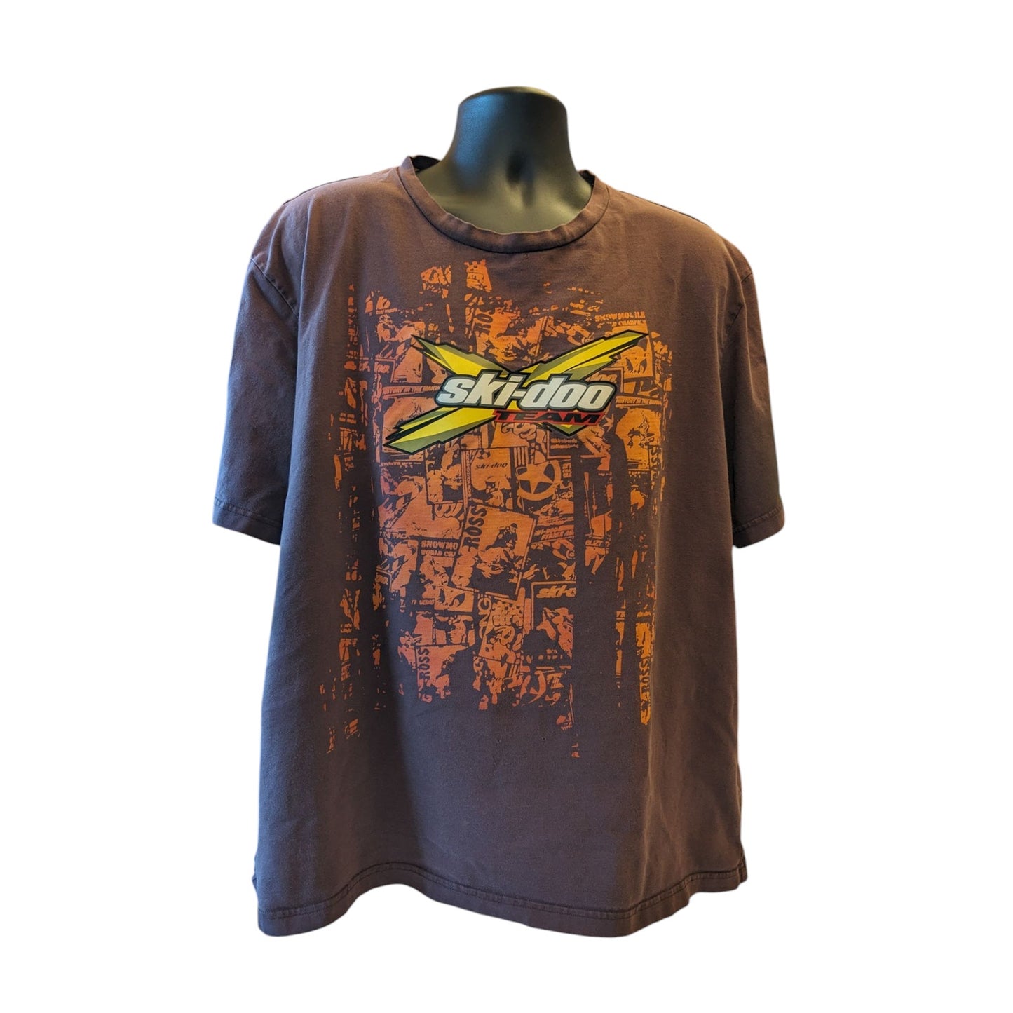 Ski Doo Team Graphic T Shirt Men XXL Snowmobile Motocross ROTAX Powersport Tee