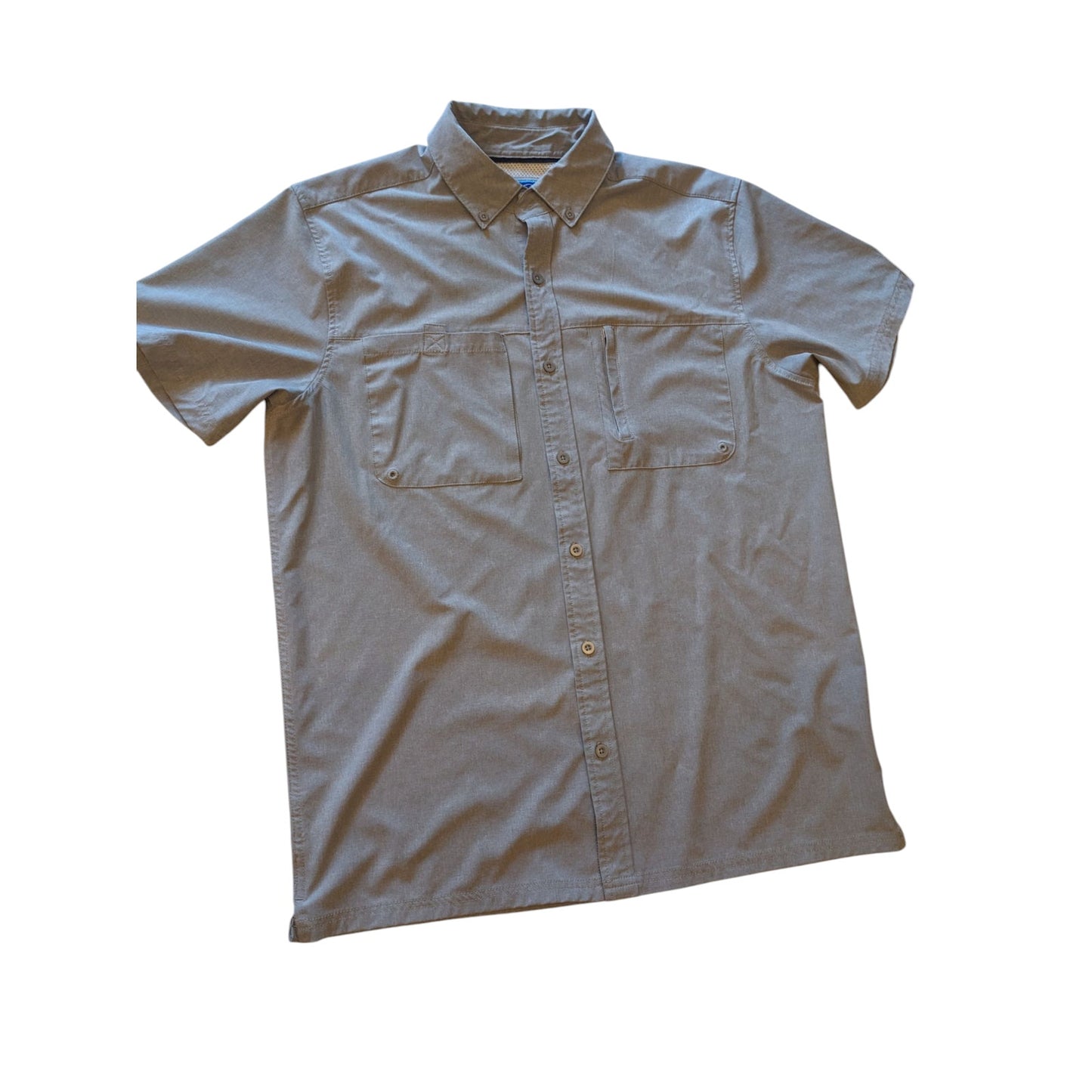 Tallwoods X-Caster Shirt Men Medium Fishing Sun Protection UPF 30+ Hiking Button