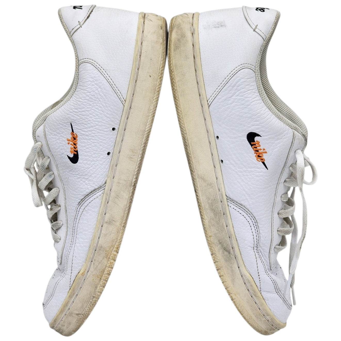 Nike Court Vintage Premium Shoes Men 13 White Leather Tennis Sneakers CT1726-100