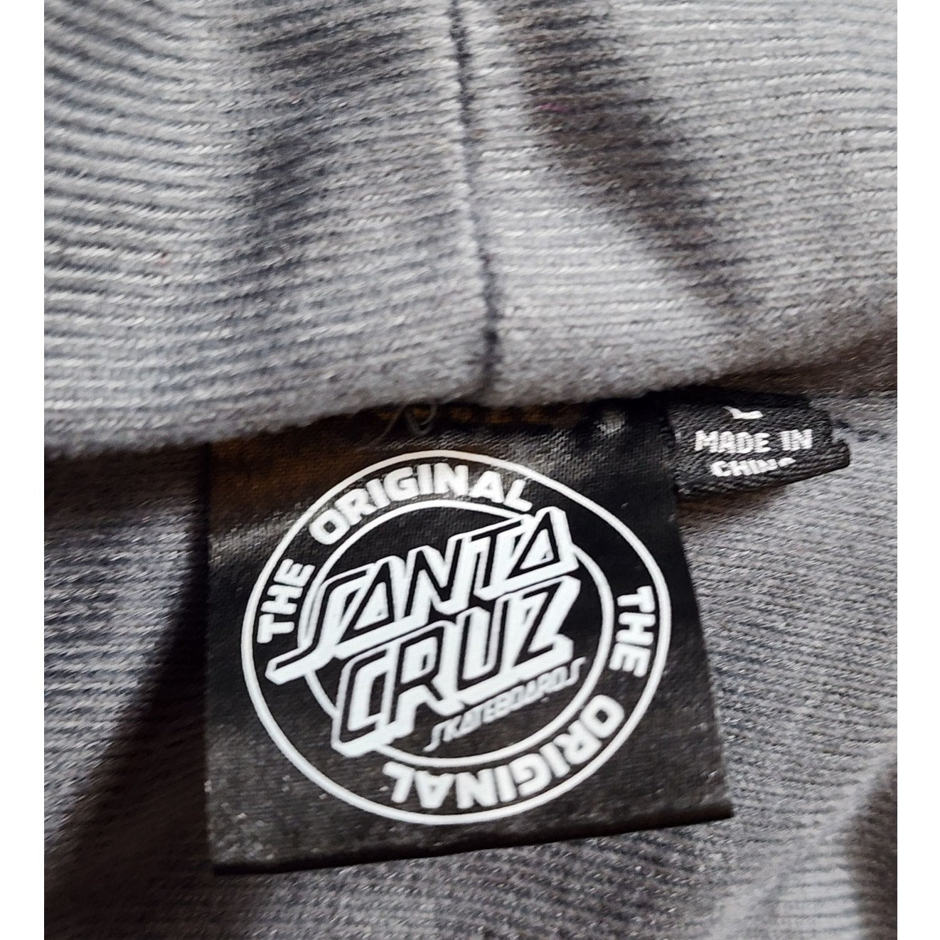 Santa Cruz Skateboards Windbreaker Large Jacket Hooded Logo Streetwear Grunge