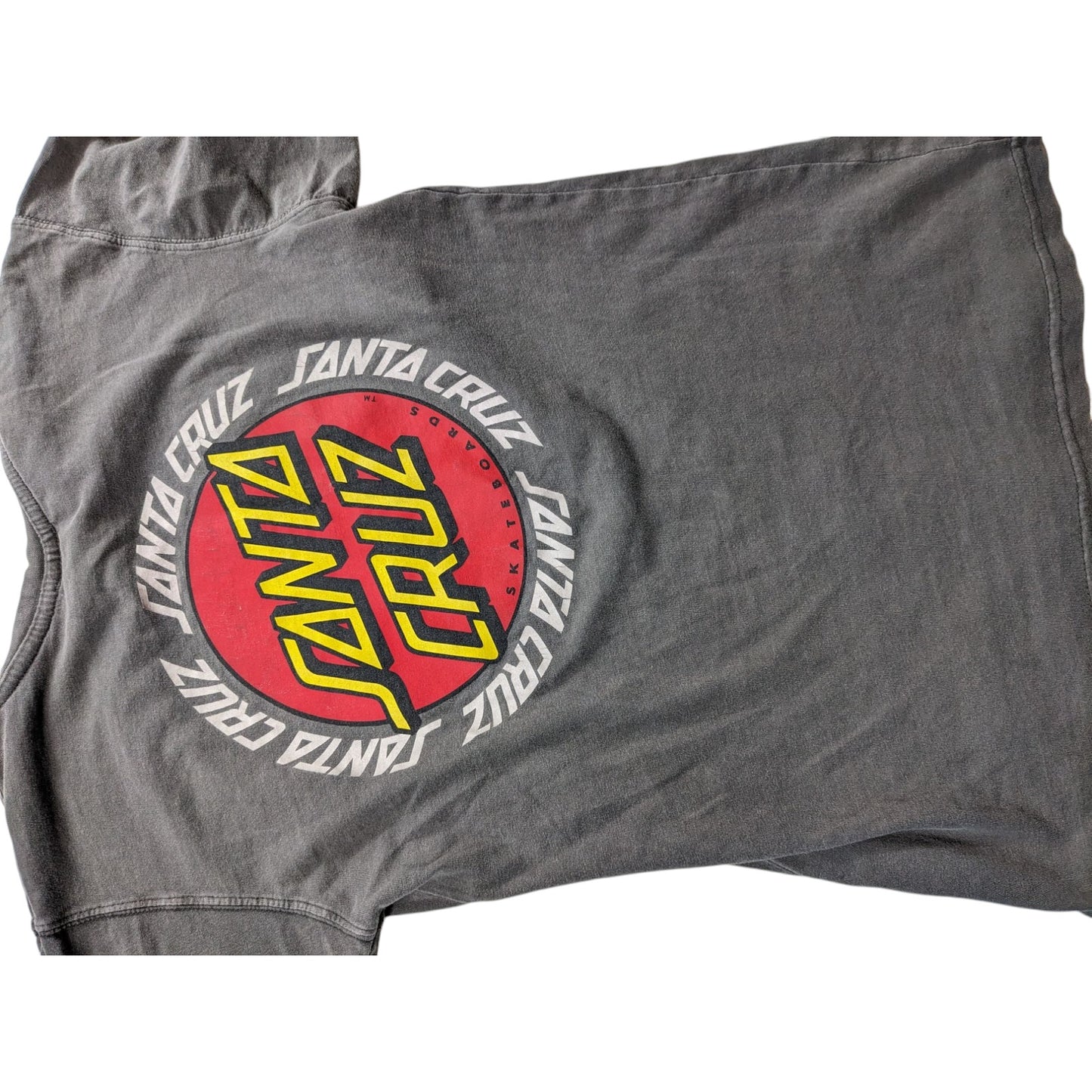 Santa Cruz Long Sleeve Logo Shirt Mens Medium Womens Large Skater Graphic Tee