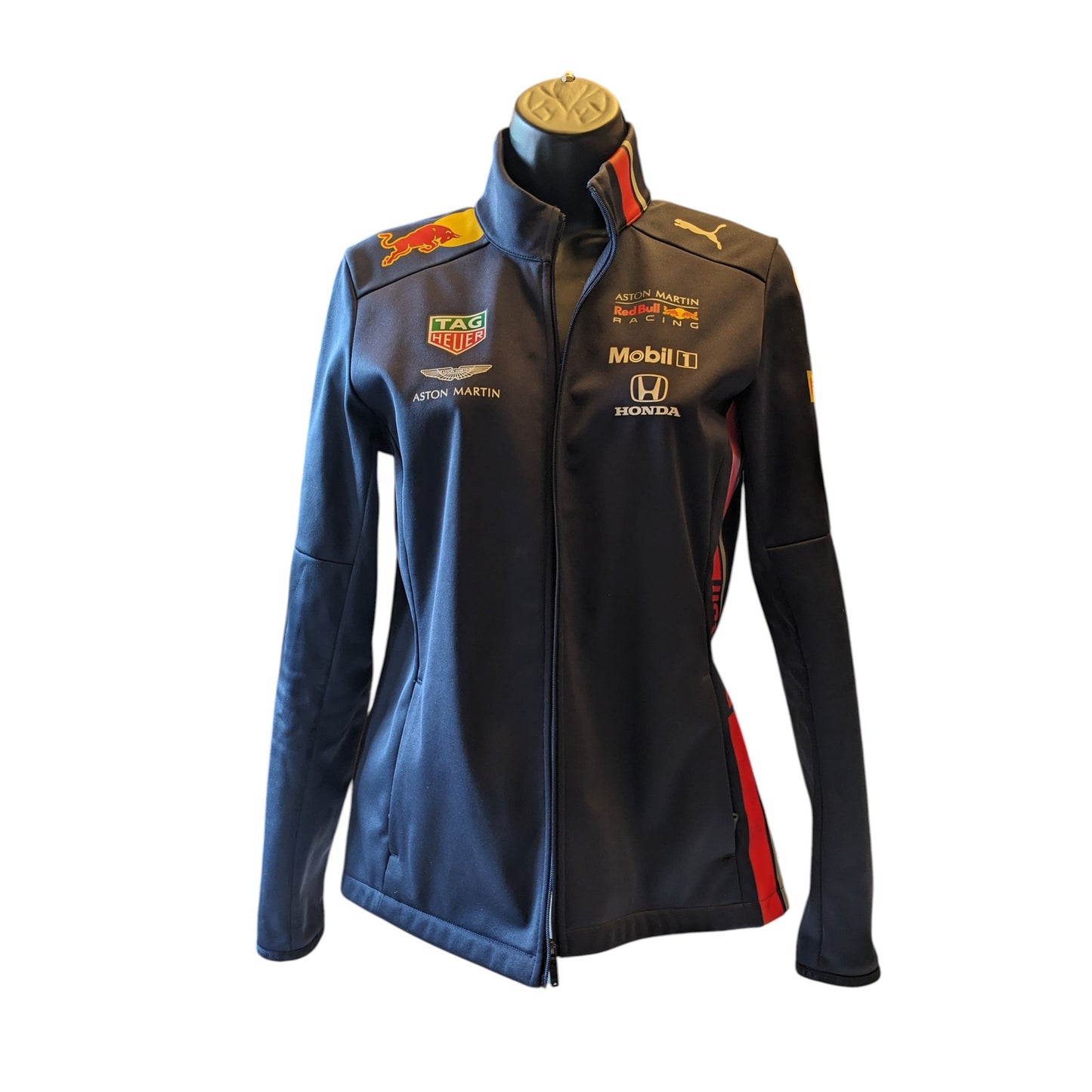 PUMA Red Bull Racing Team Softshell Jacket Women Small Aston Martin F1 Formula 1