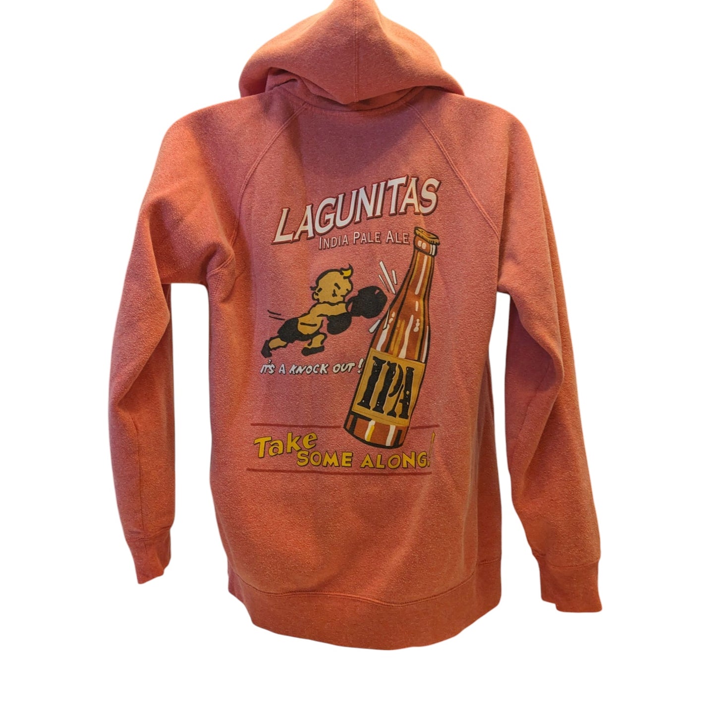 Lagunitas IPA Hoodie Independent Trading Co Mens Small Full Zip Beer Graphic