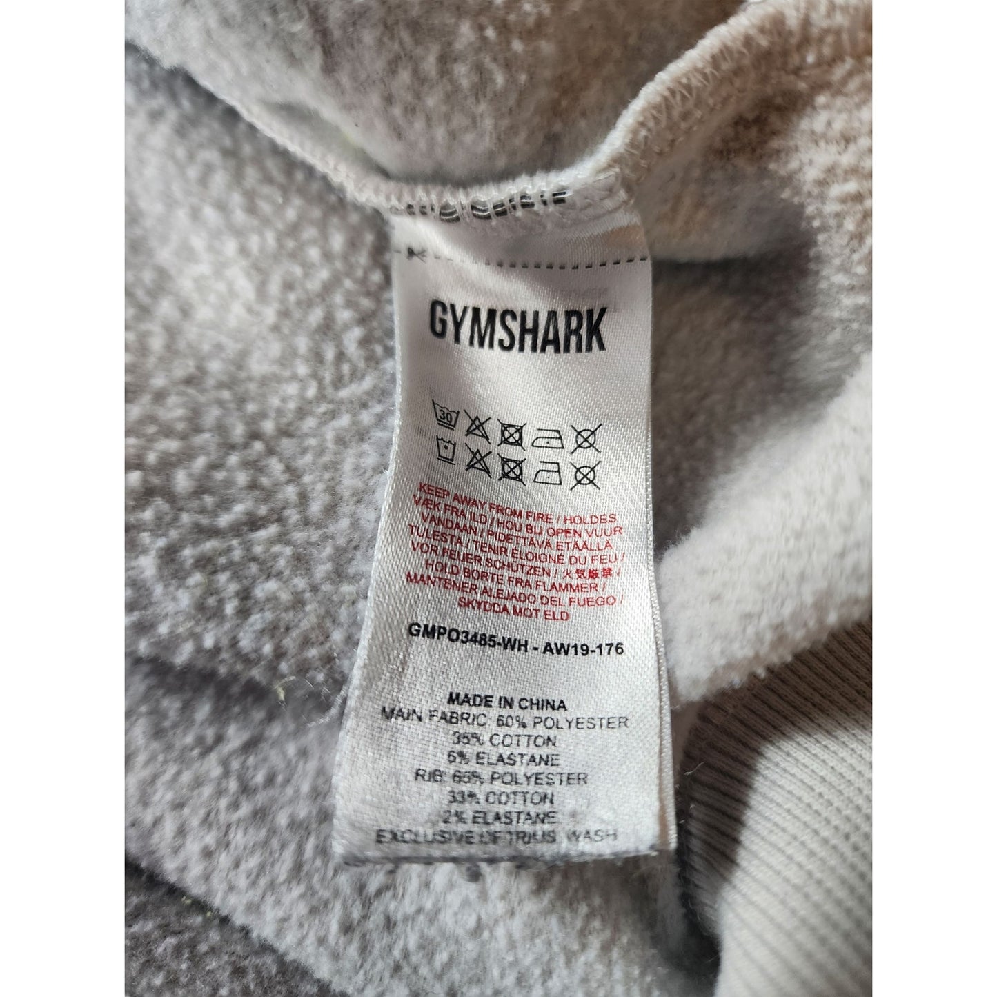 Gymshark Hoodie Medium Pullover Athletic Sweatshirt Pullover Fitness Training