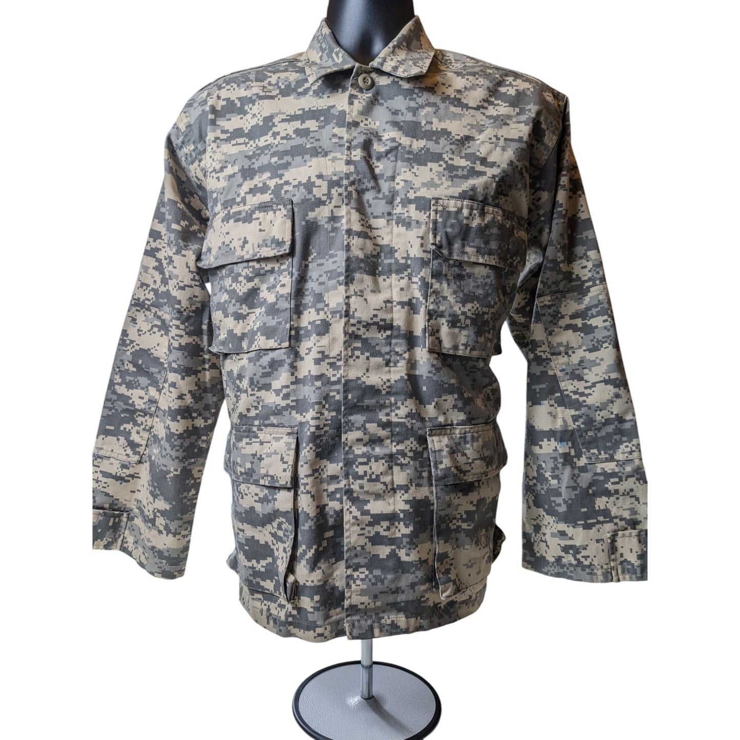 Rothco Combat Shirt Mens Medium Force BDU Camo Jacket Military Tactical Army