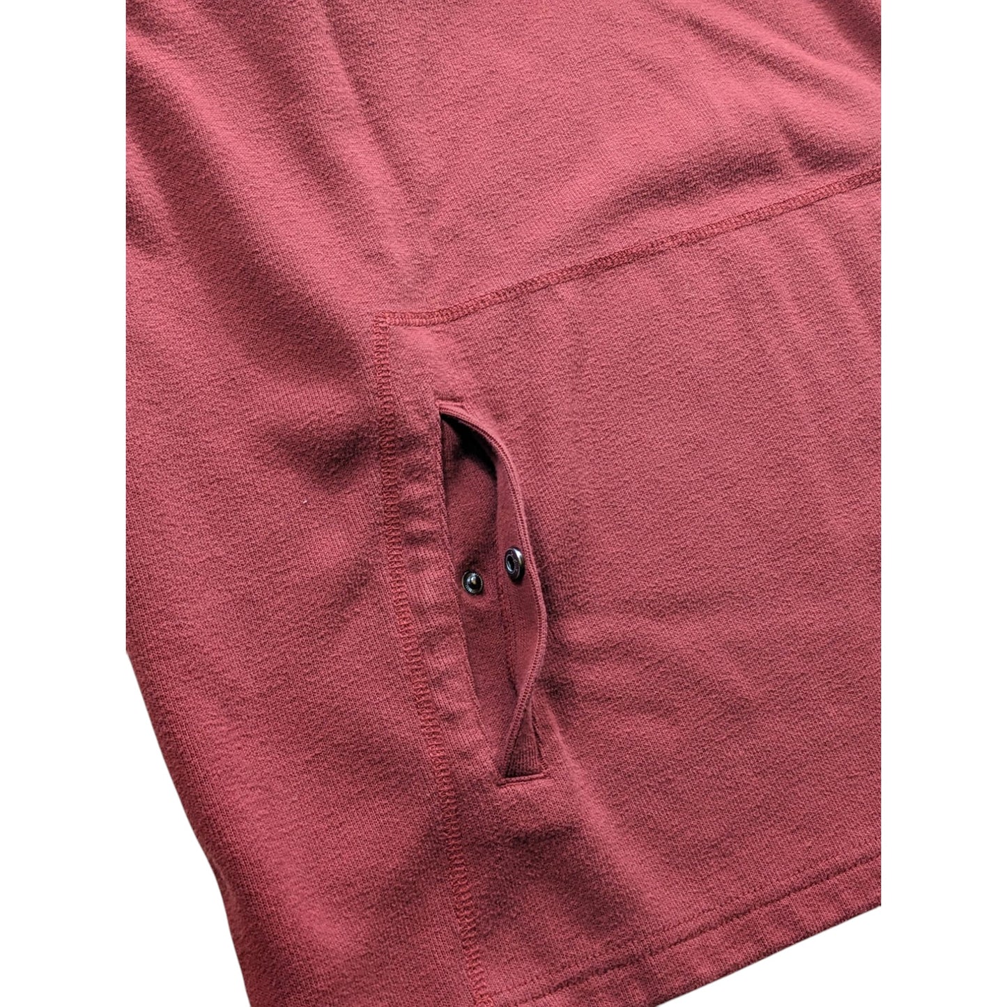 Harley Davidson Sweatshirt Men XL Fitted Women XL Zip Pullover Burgundy Maroon