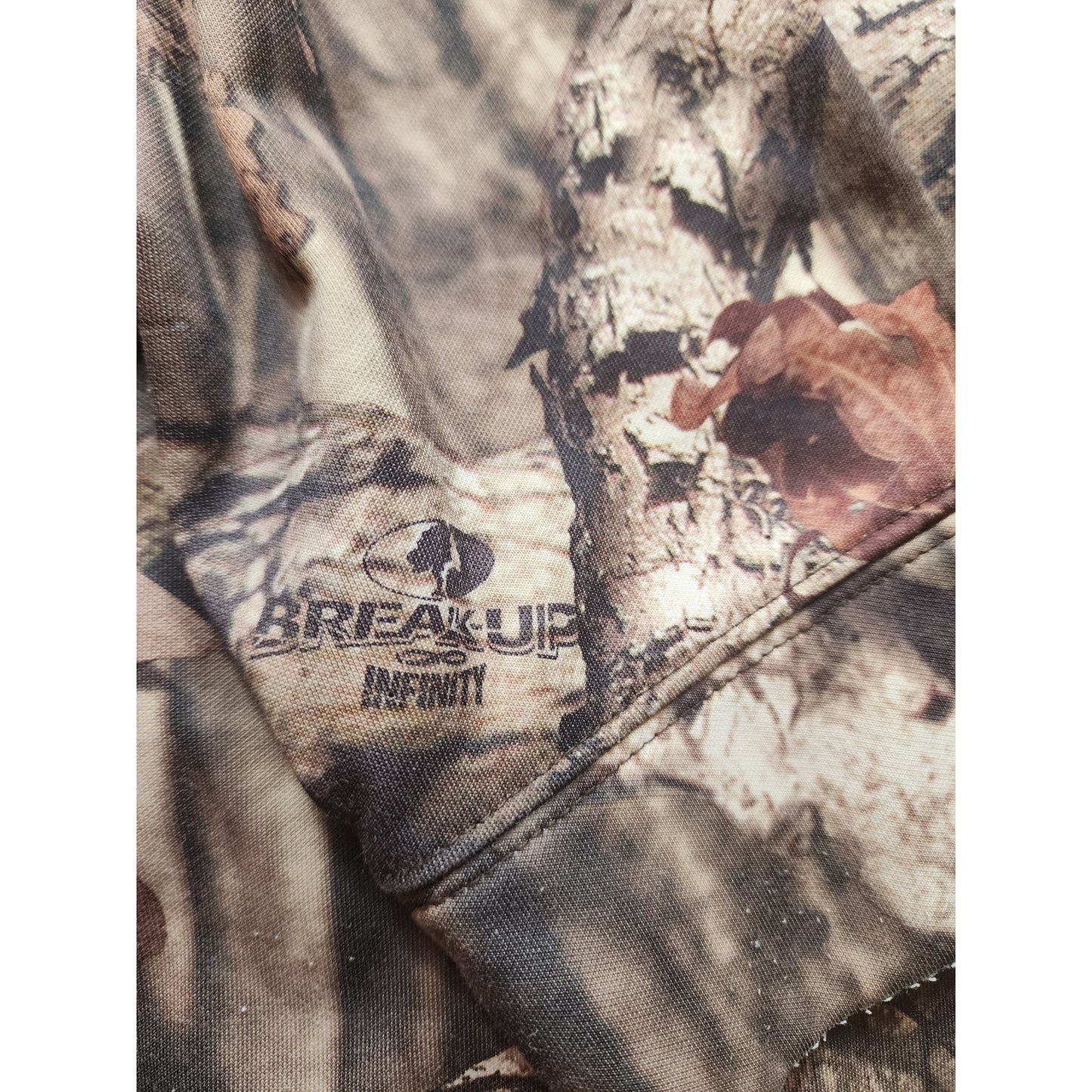 Realtree Break Up Infinity Camo Hunting Hoodie Men XL Pullover Hooded Sweatshirt