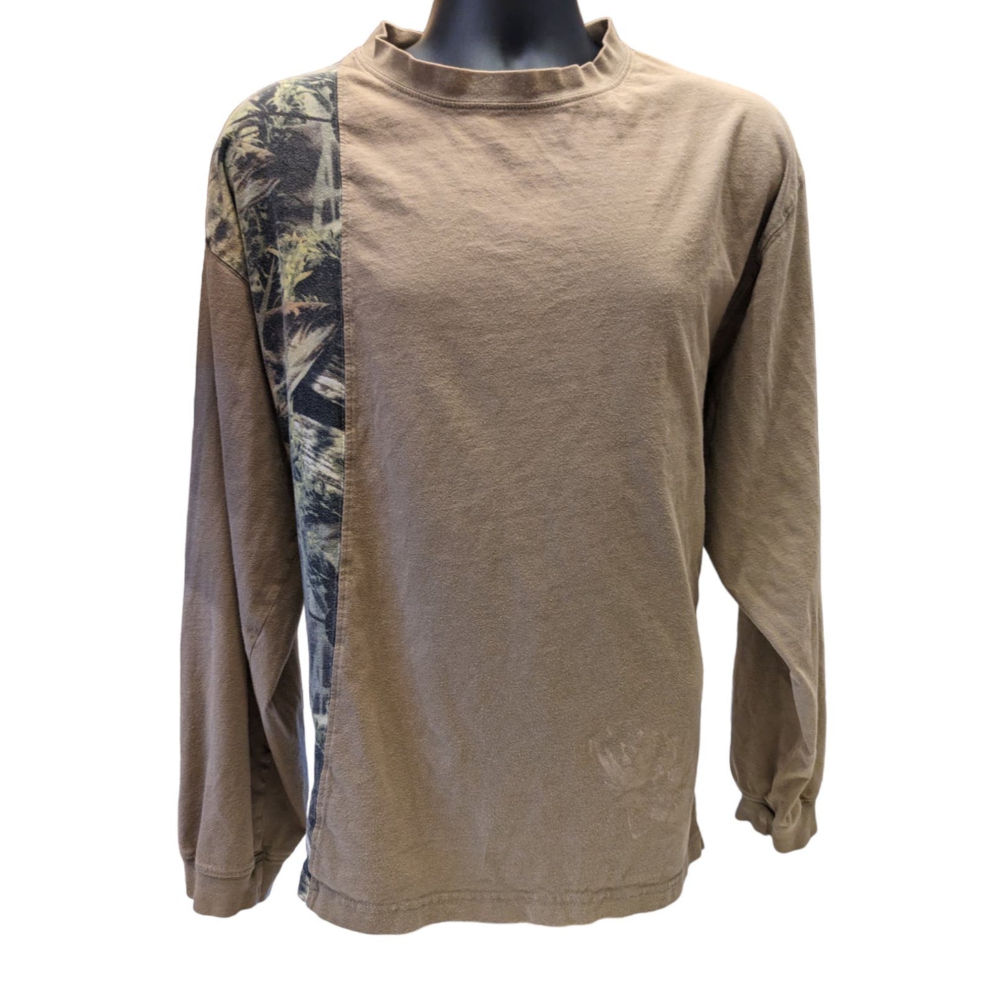 Fishouflage Shirt Mens XXL Long Sleeve Camo Outdoor Fishing Outdoorsman Pullover