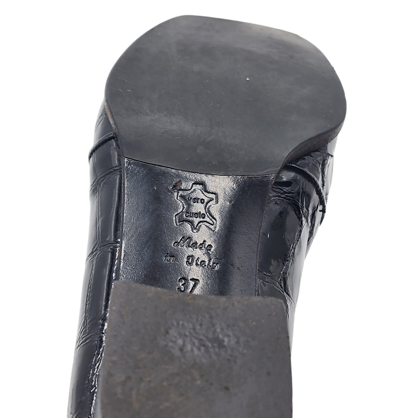 Peruzzi Shoes Women Size 6.5 37 Florence Italy Loafers Square Toe Sophistication