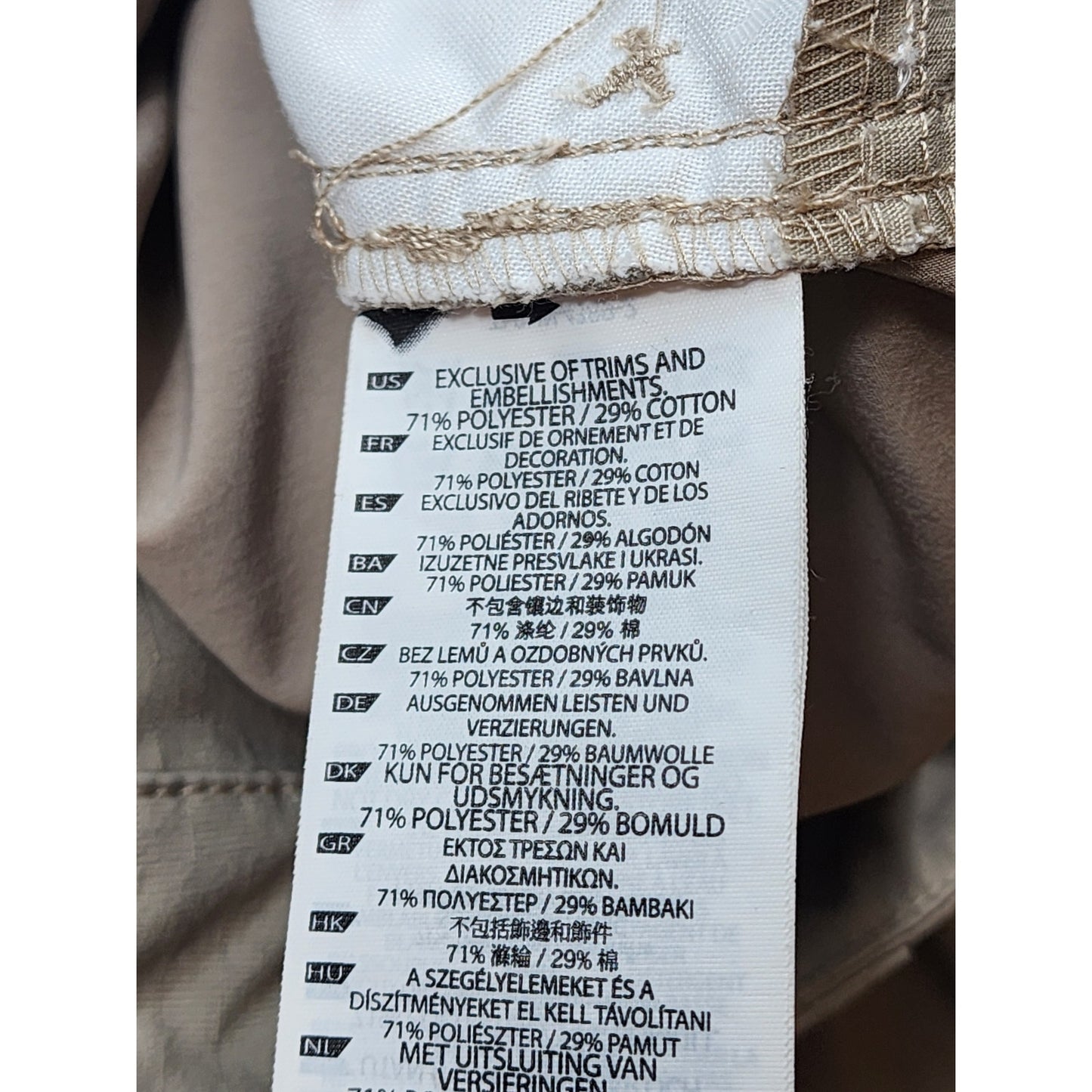 5.11 Tactical Pants Mens 42x30 Cargo Khaki Ripstop Utility Work Outdoor Hiking