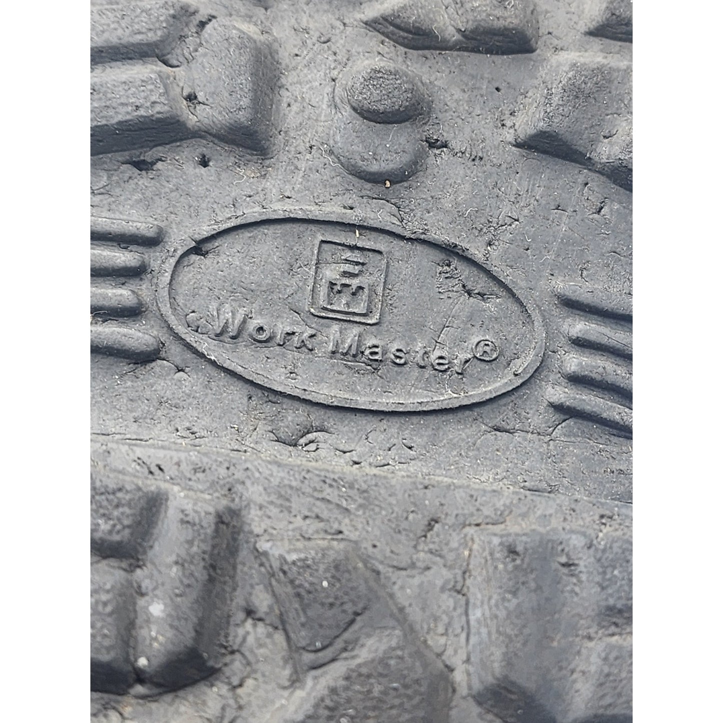 Work Master Boots Mens 9M Leather Workwear Steel Toe Durable Industrial Safety