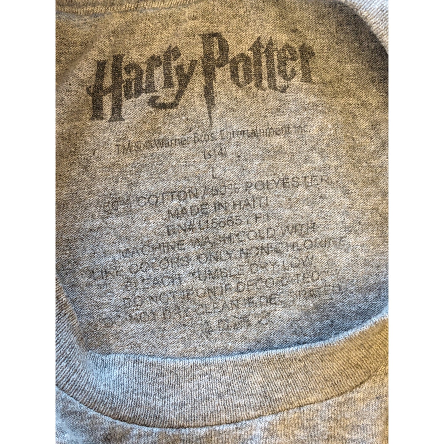 Harry Potter Hogwarts Crest T Shirt Women Large Tee School Crest Wizarding World