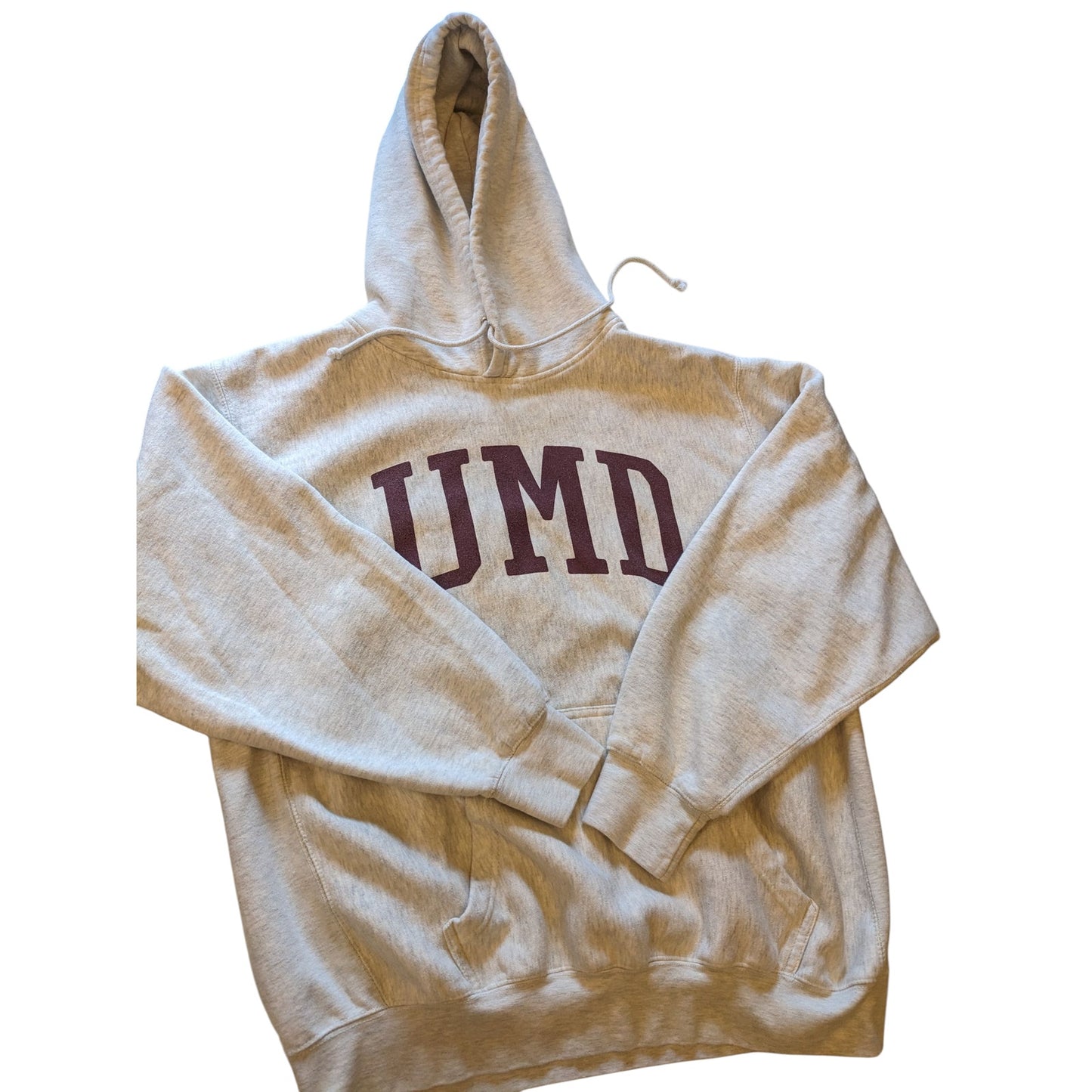 MV Sport Pro-Weave Hoodie Men XL Gray UMD University Pullover Sweatshirt College
