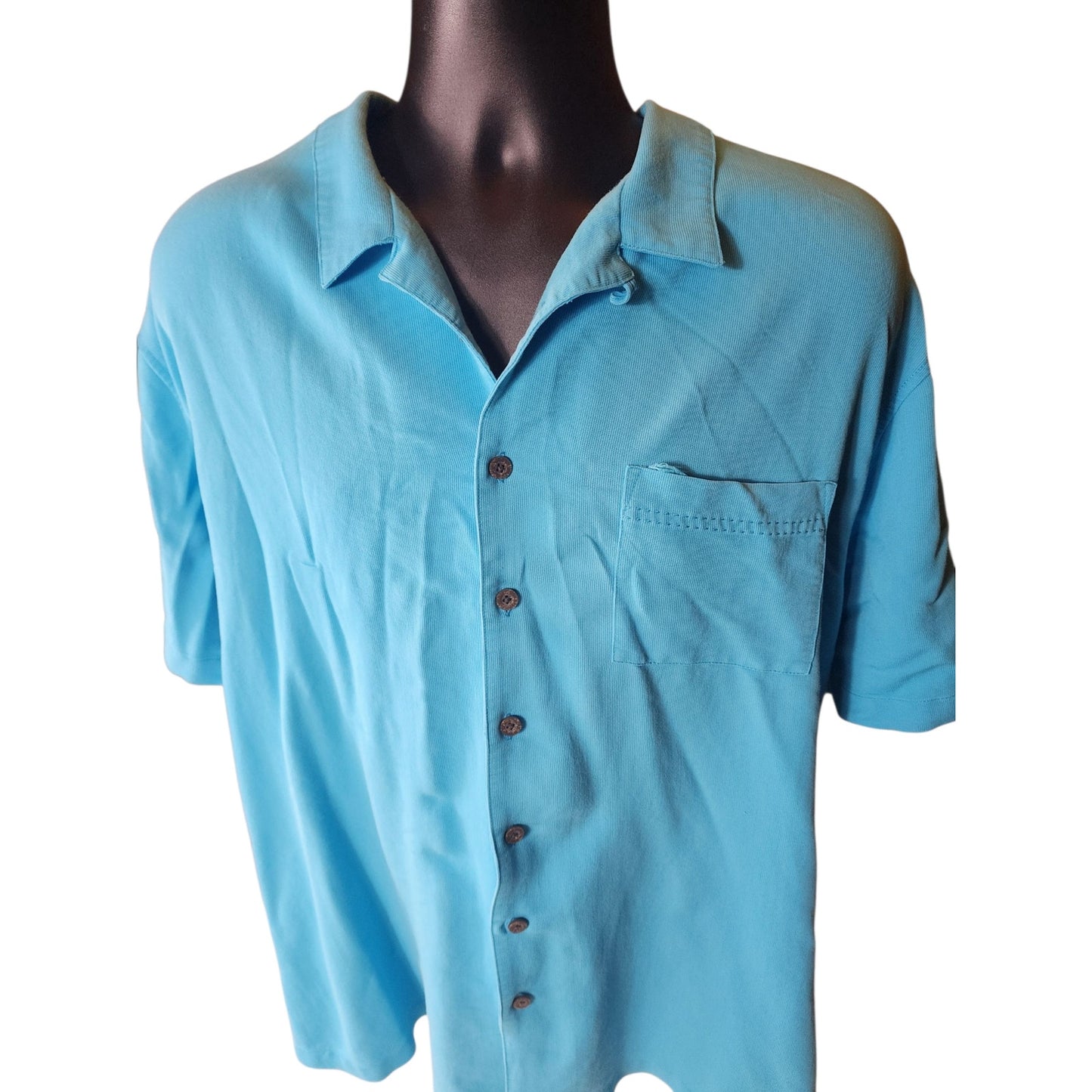Island Passport Shirt Men 3XL Short Sleeve Button Rayon Light Summer Resort