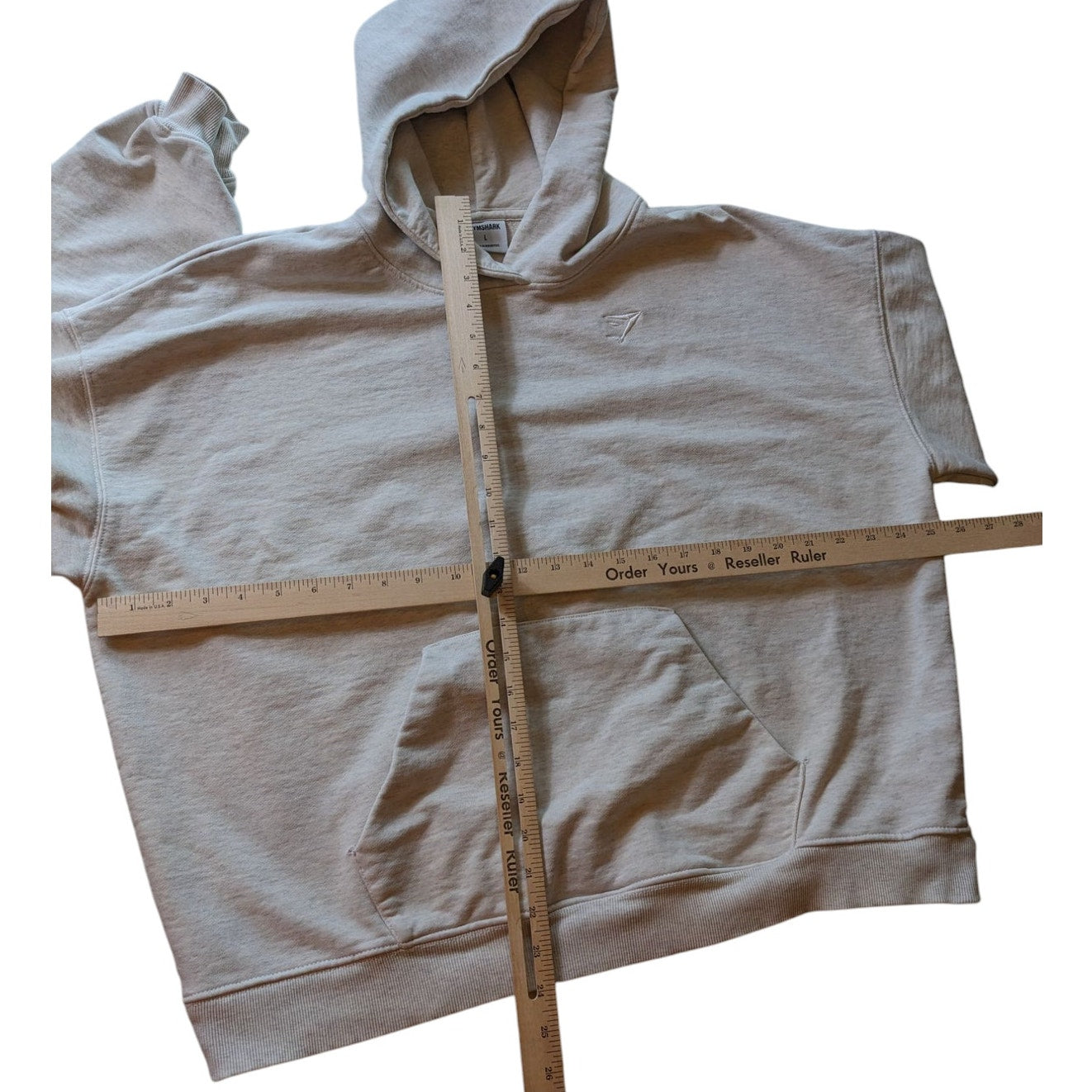 Gymshark Mens Large Hoodie Pullover Sweatshirt Logo Front Kangaroo Pocket